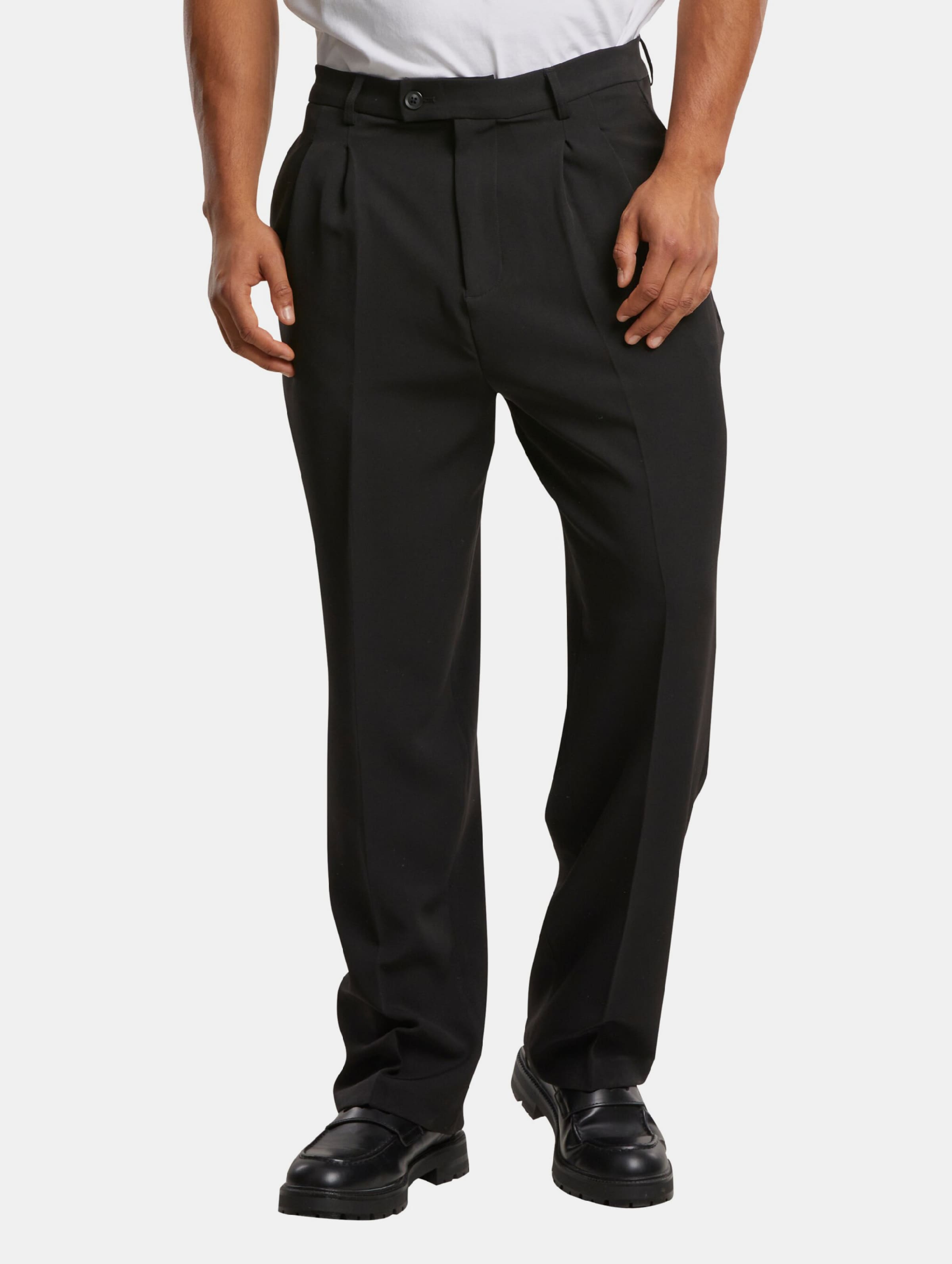 Urban Classics Double Pleated Dressed Stoffhose