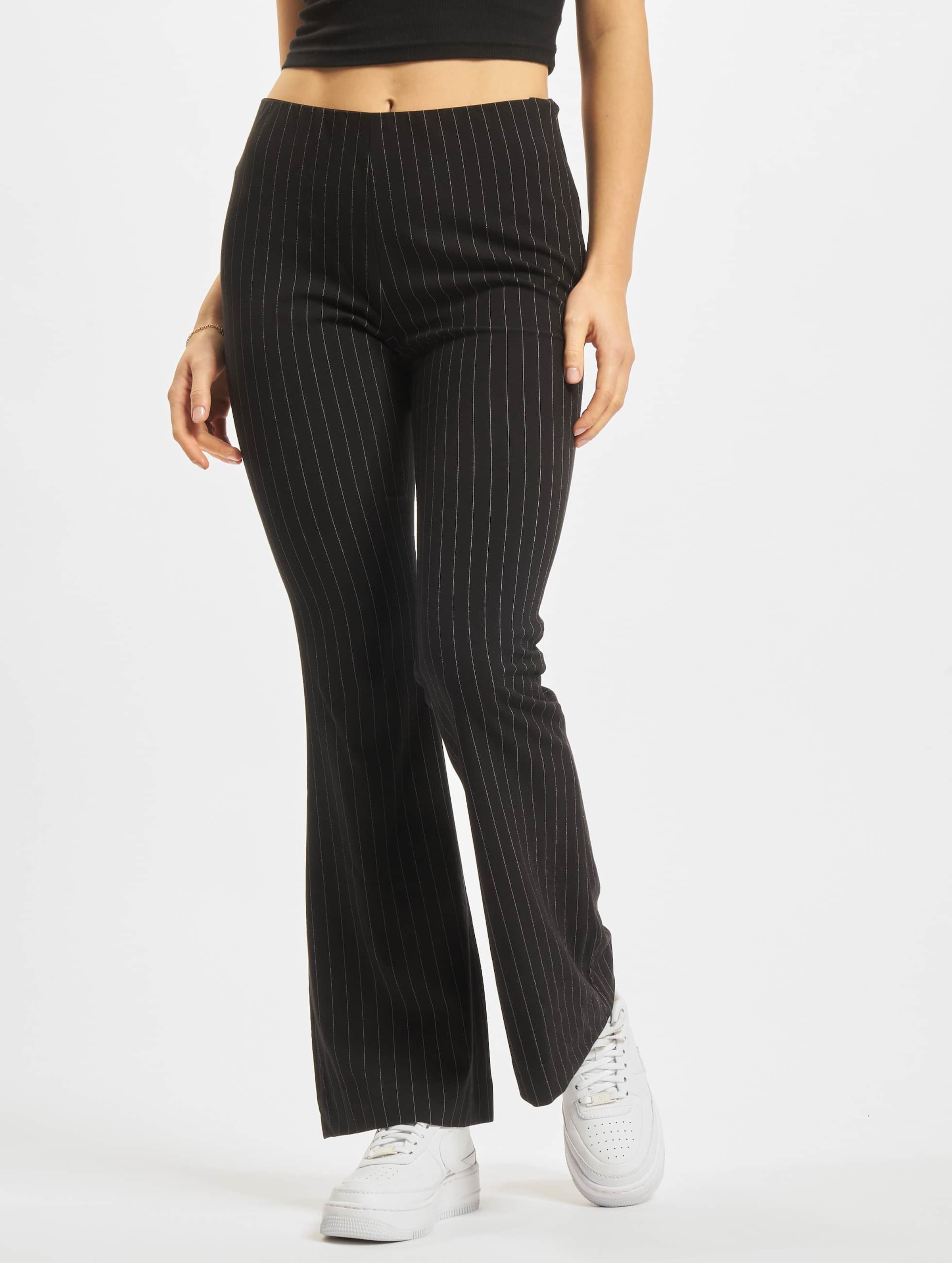 Urban Classics Ladies Flared Pin Stripe Pants
