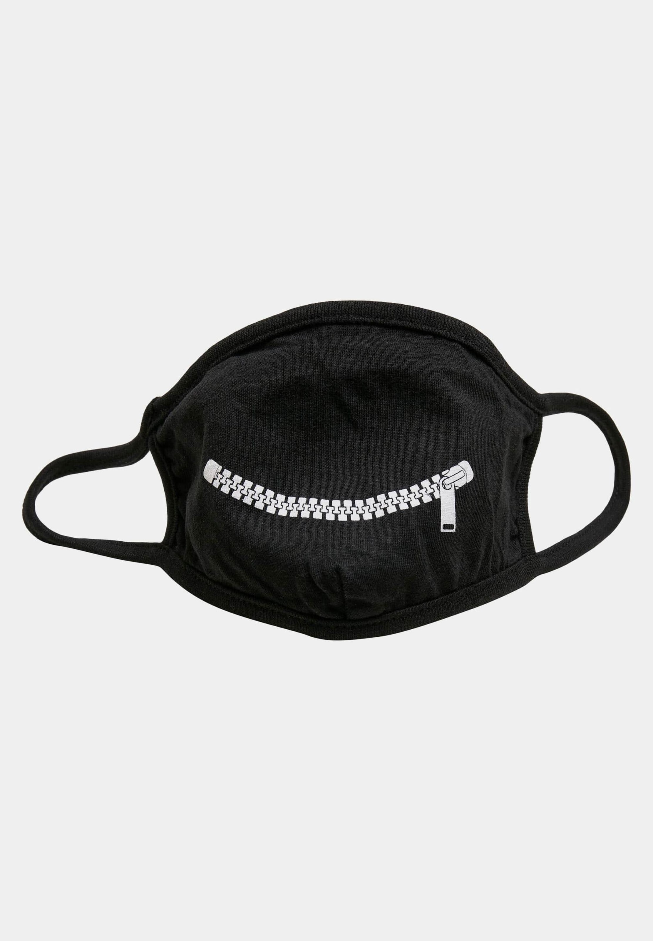 Mister Tee Zip Smile Face Mask