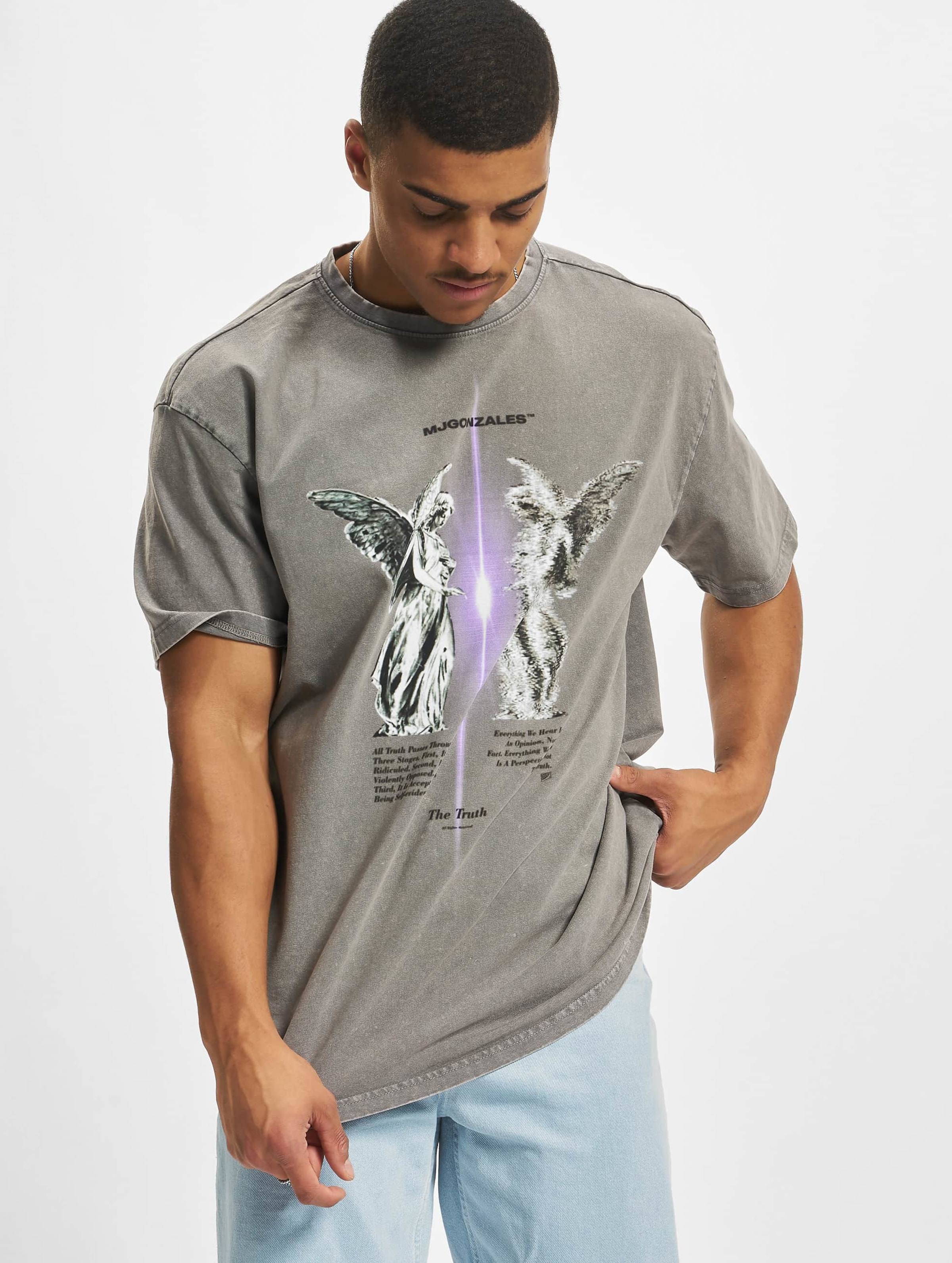 MJ Gonzales THE TRUTH V.1 x Acid Washed Heavy Oversize Tee