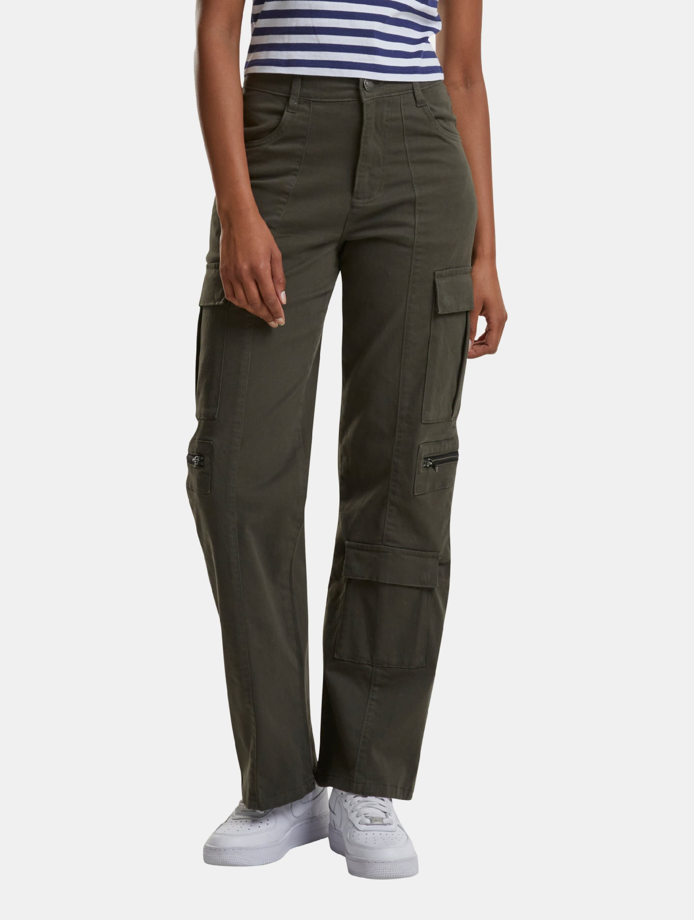 Urban Classics Ladies Loose Utility Stretch Twill Cargohose