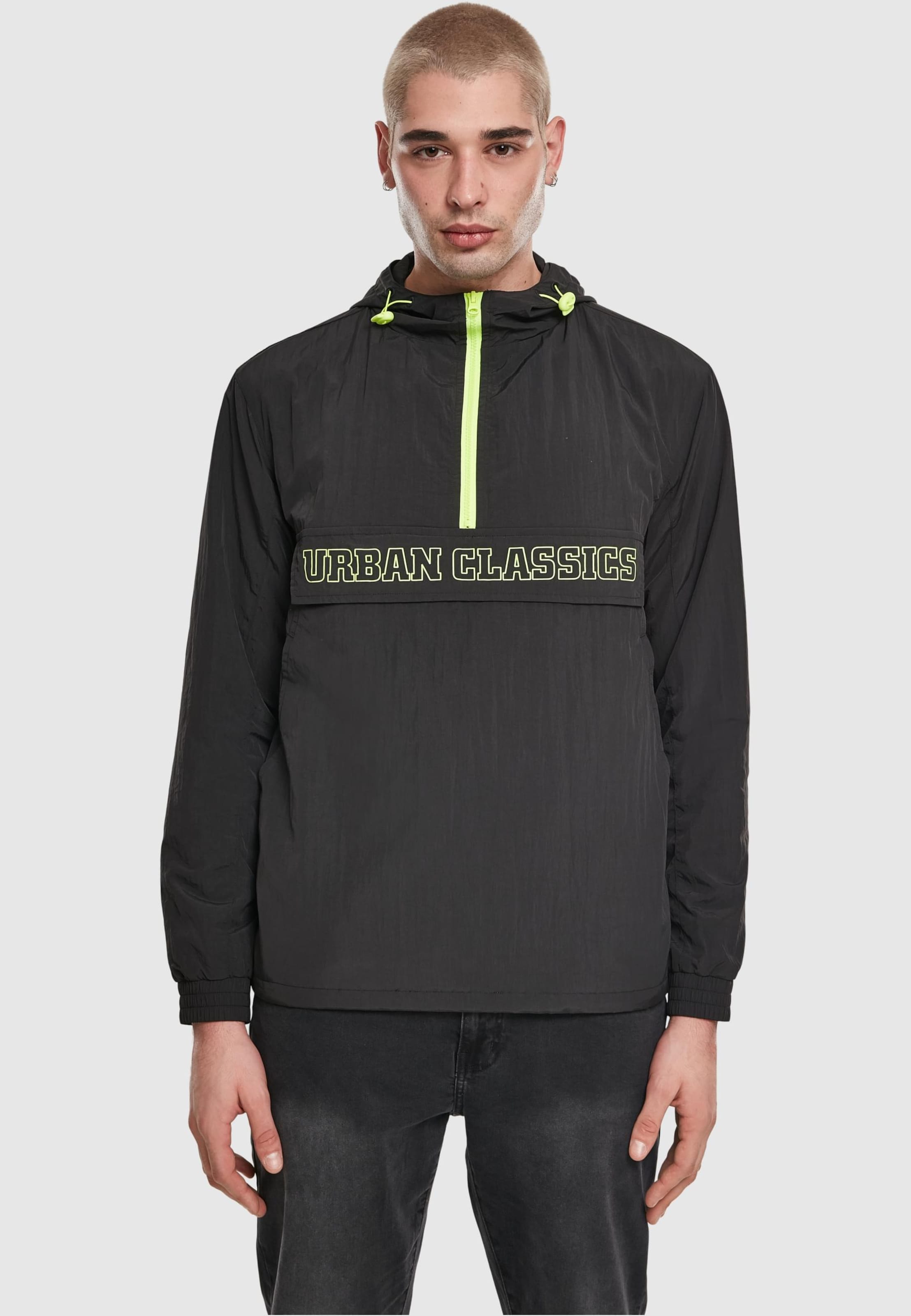 Urban Classics Contrast Pull Over Jacket