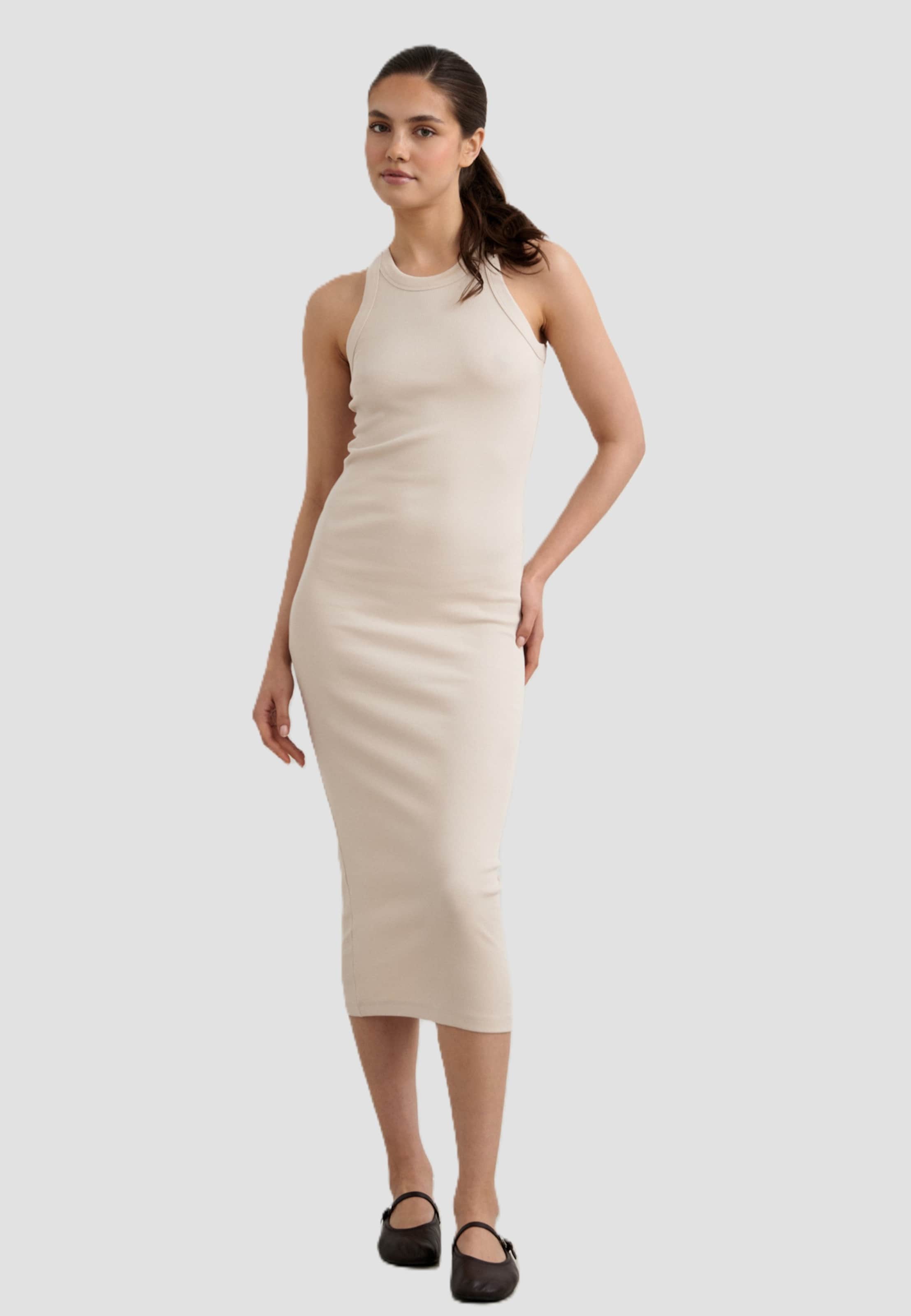 aimn Ease Ribbed Tank Dress