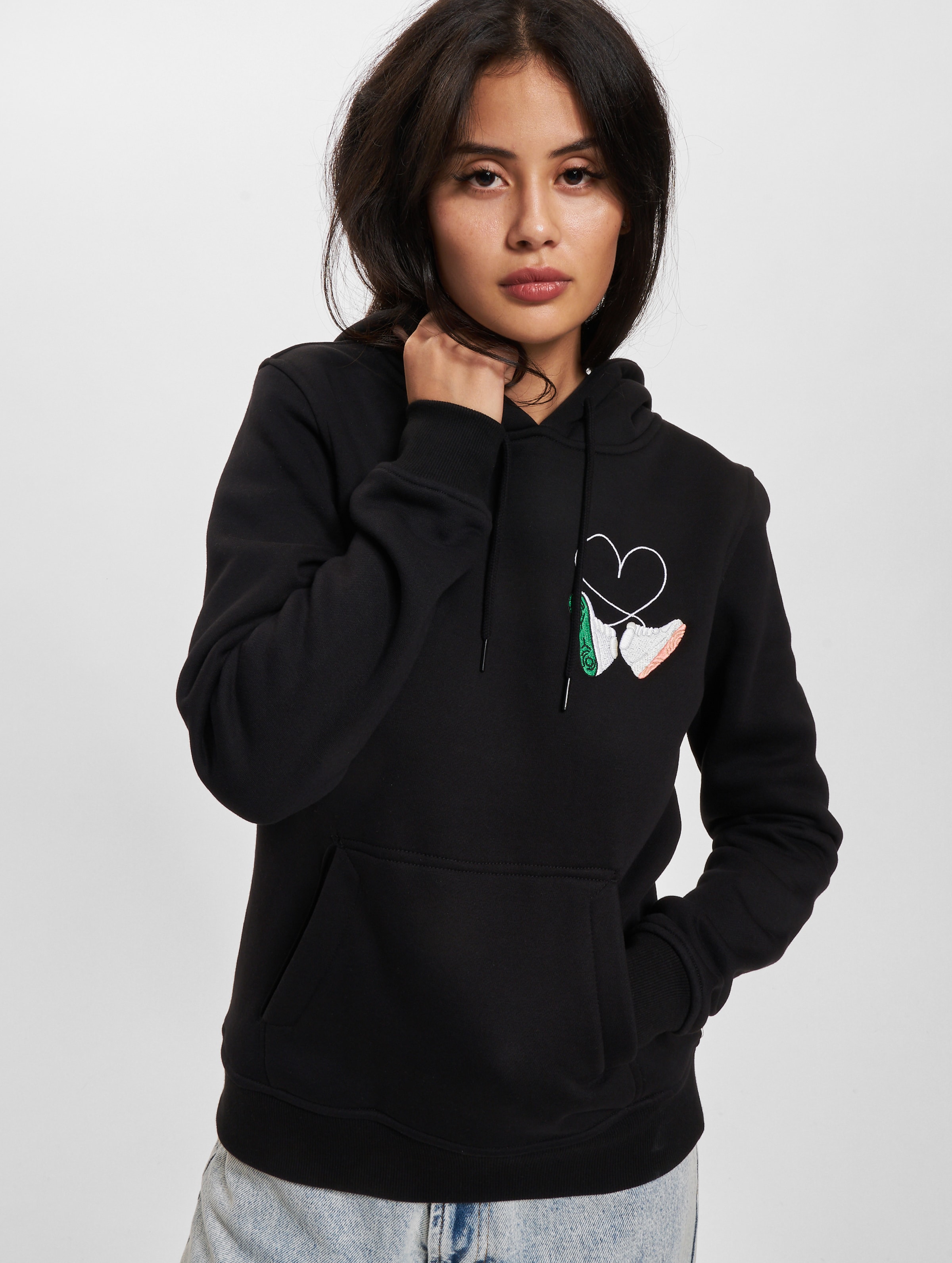 Mister Tee Ladies Kicks Love EMB Hoody