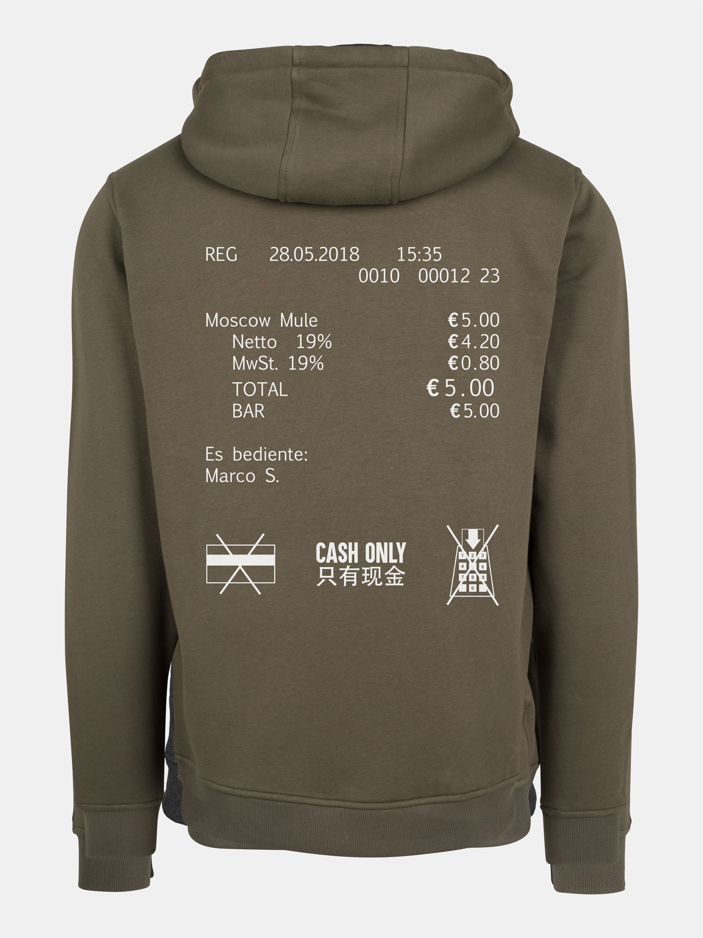 Mister Tee Cash Only Hoody