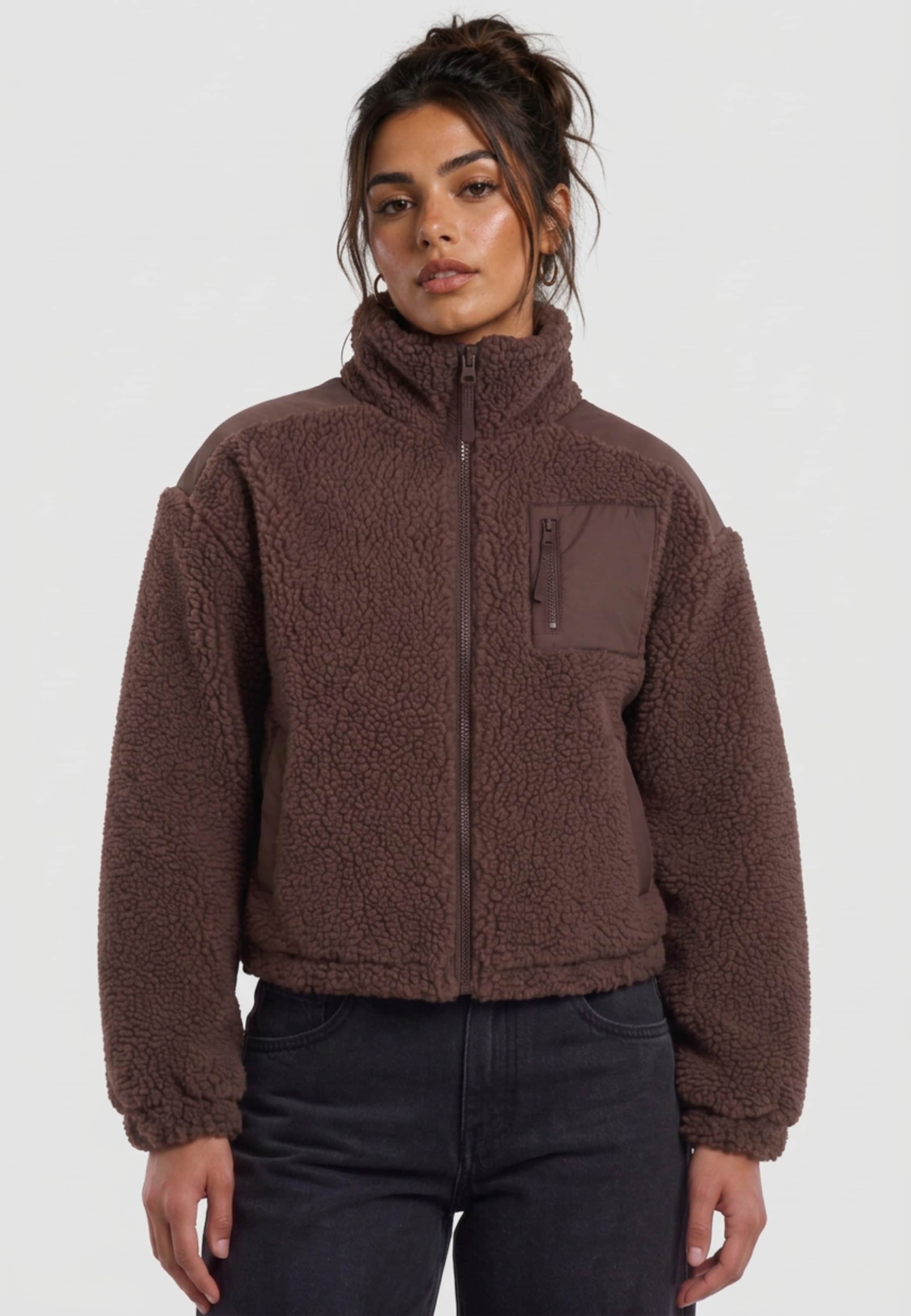 Urban Classics Ladies Sherpa Mix Jacket