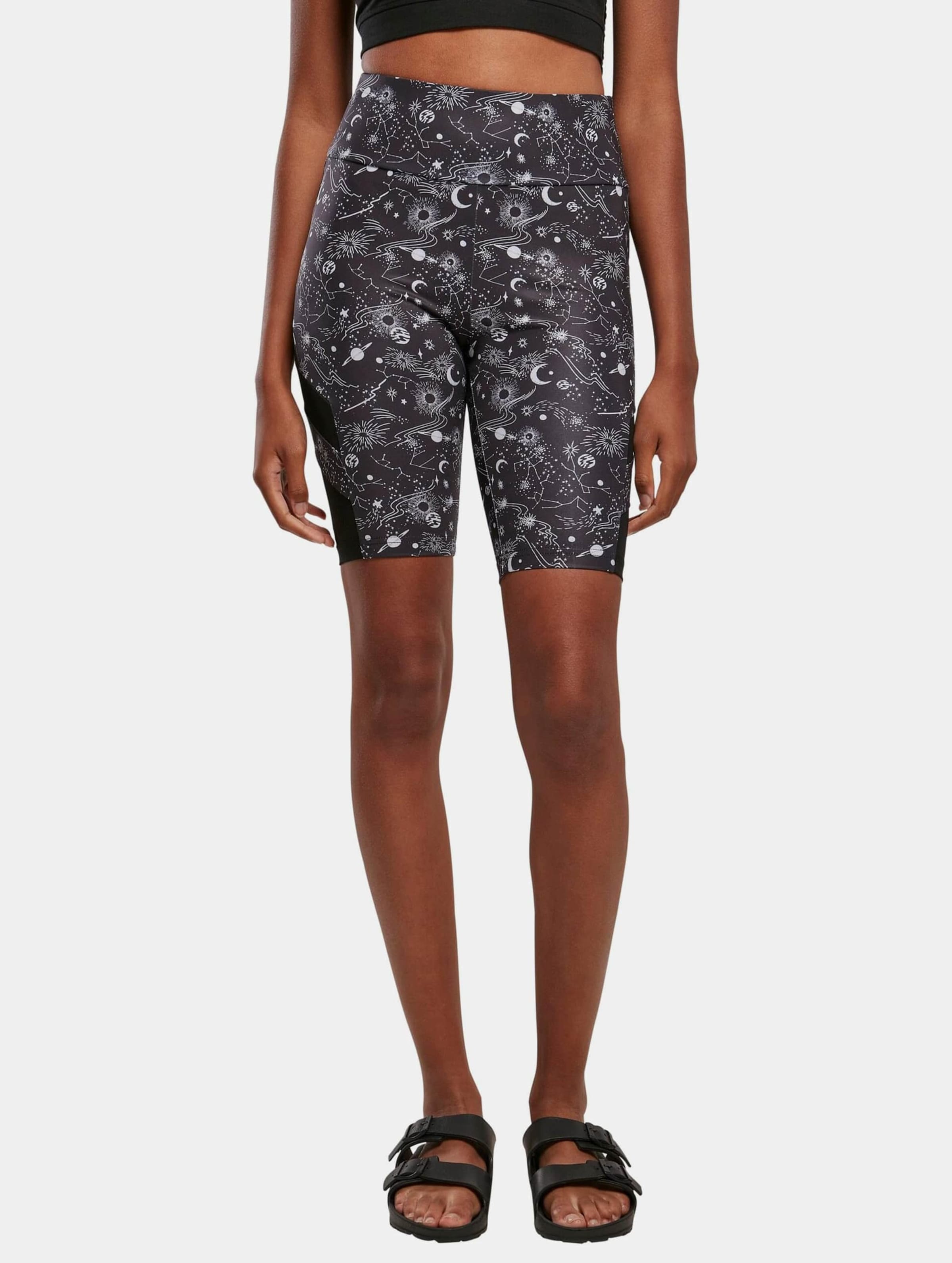Urban Classics Ladies High Waist Tech Mesh AOP Cycle Short