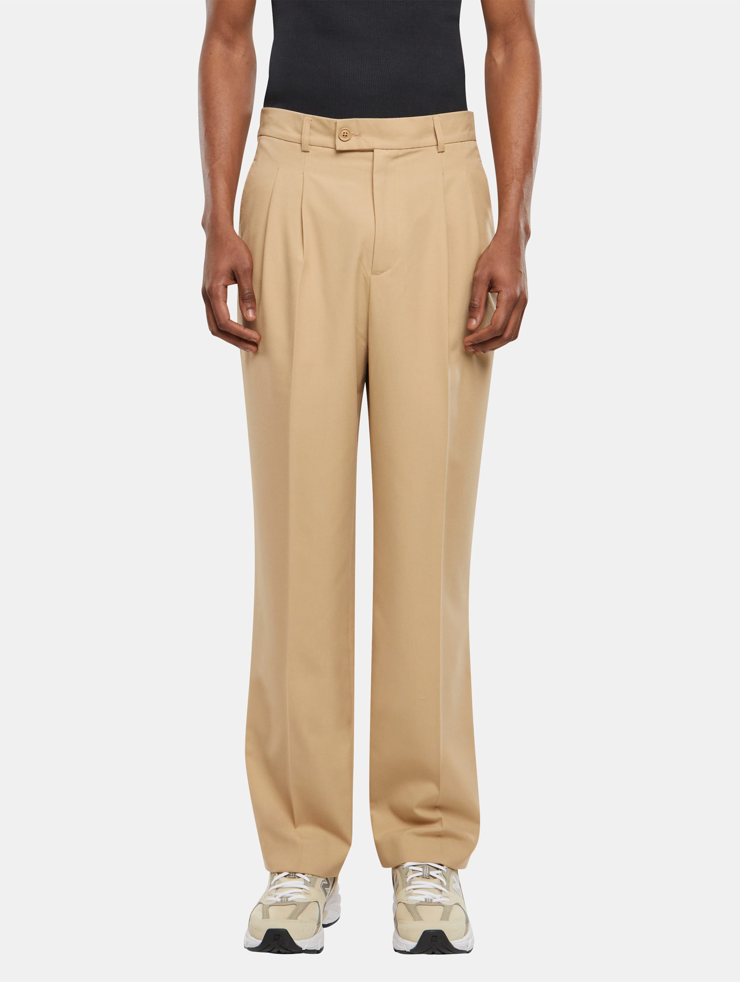 Urban Classics Double Pleated Stoffhose