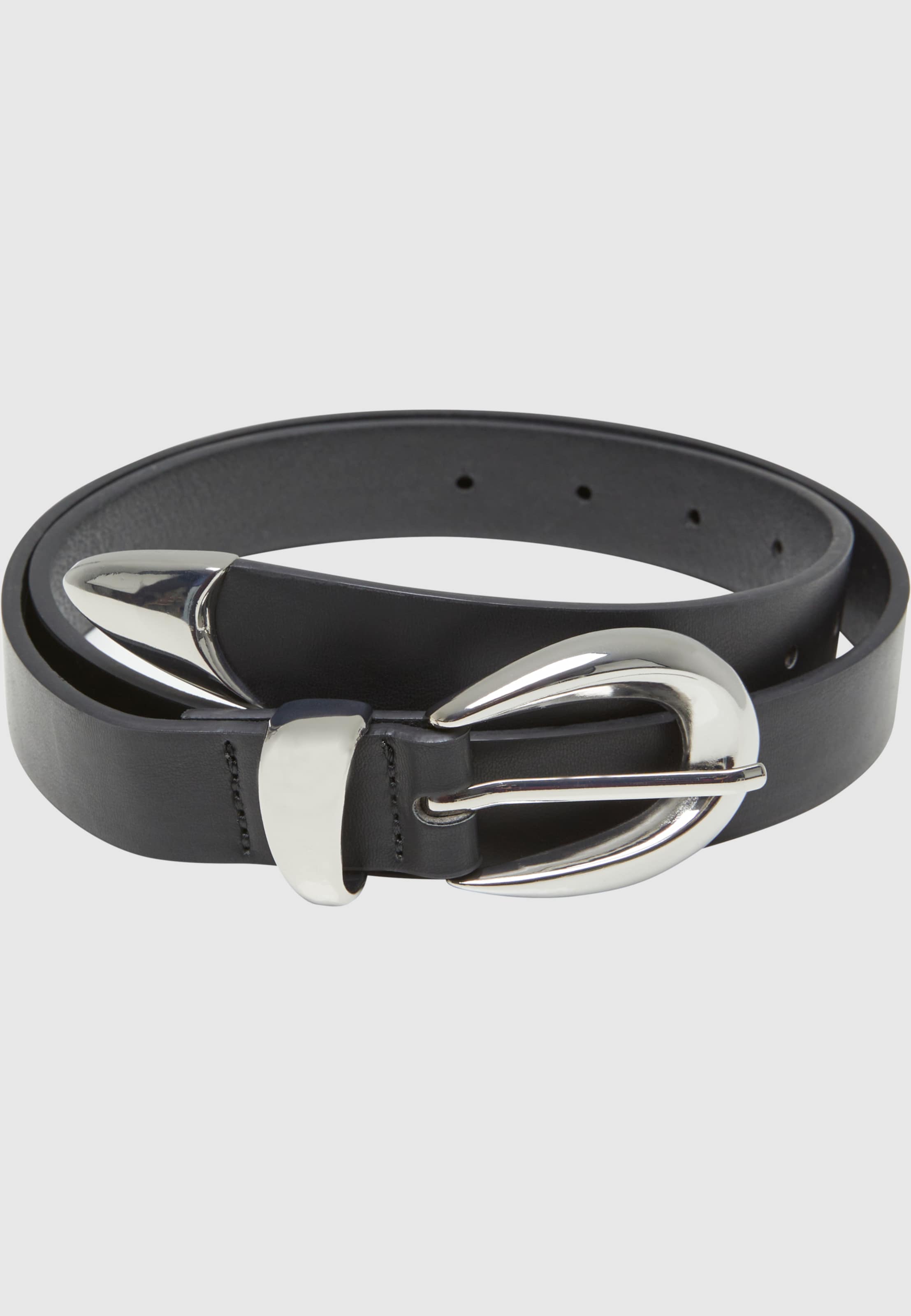 Urban Classics Chunky Buckle Loop Synthetic Leather Belt