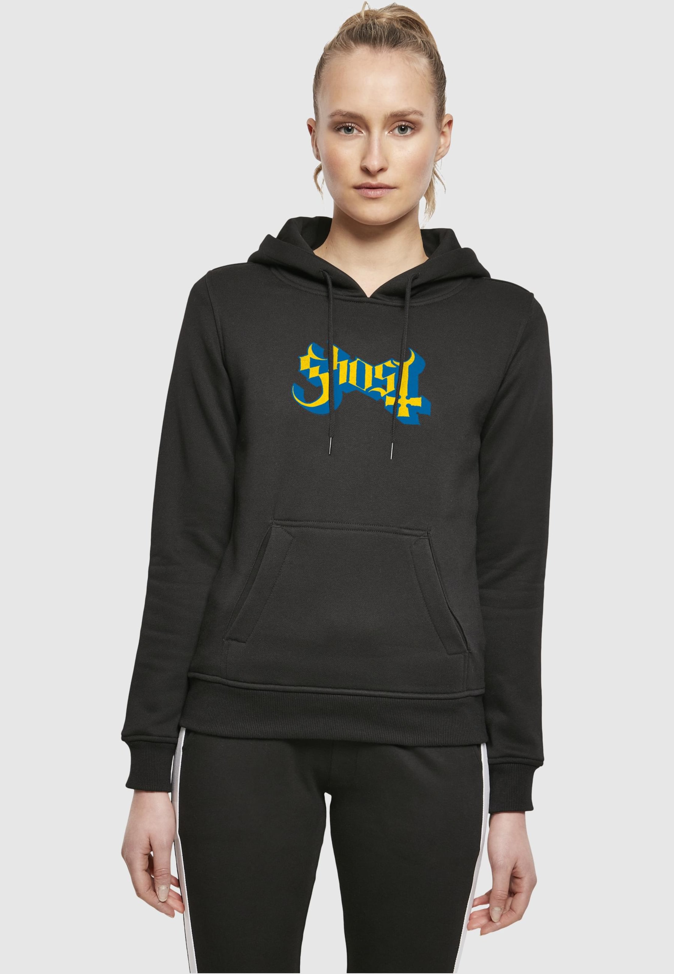 Merchcode Ladies Ghost - Color logo Hoody