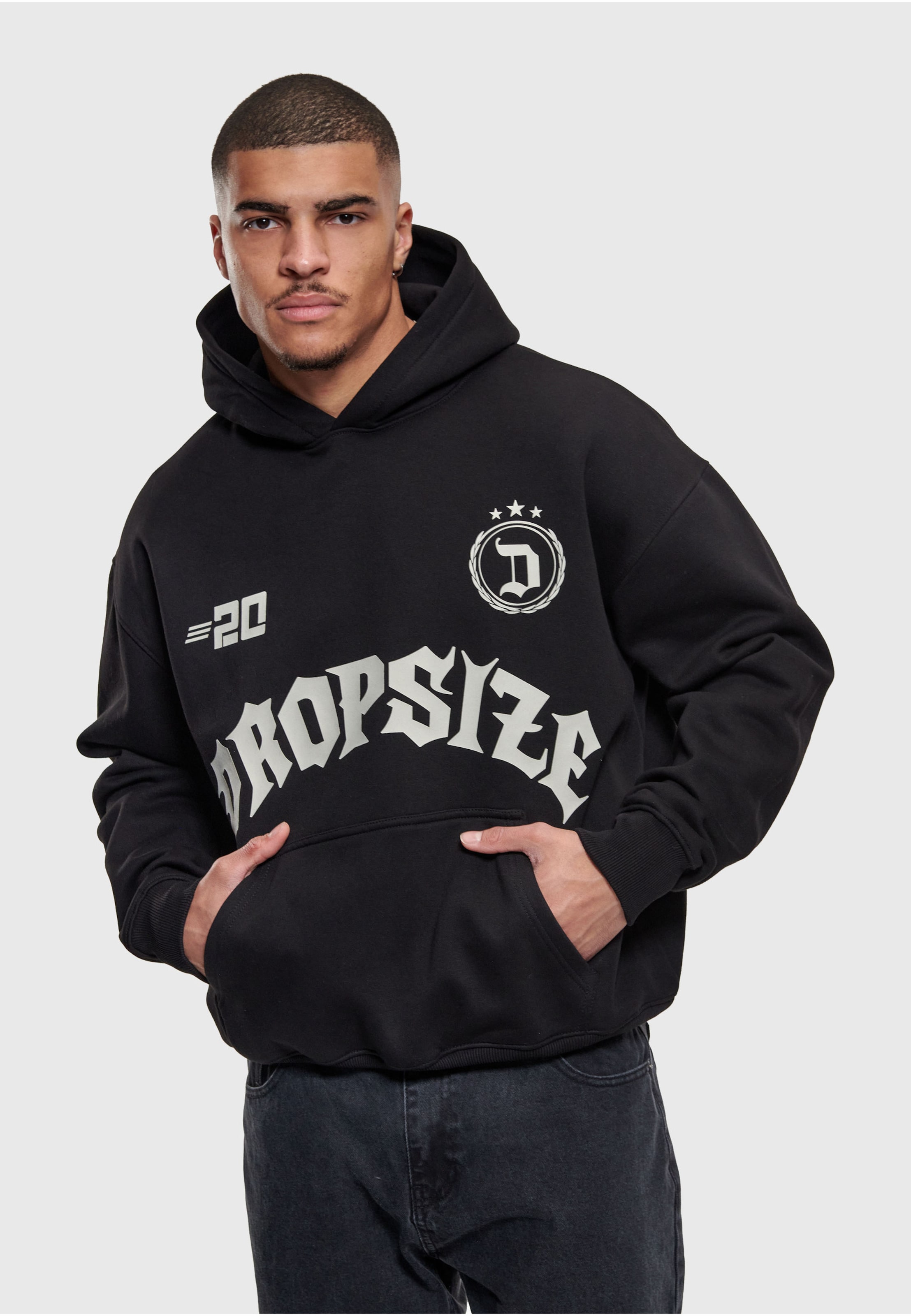 Dropsize HEAVY OVERSIZE TEAM SPIRIT HOODIE