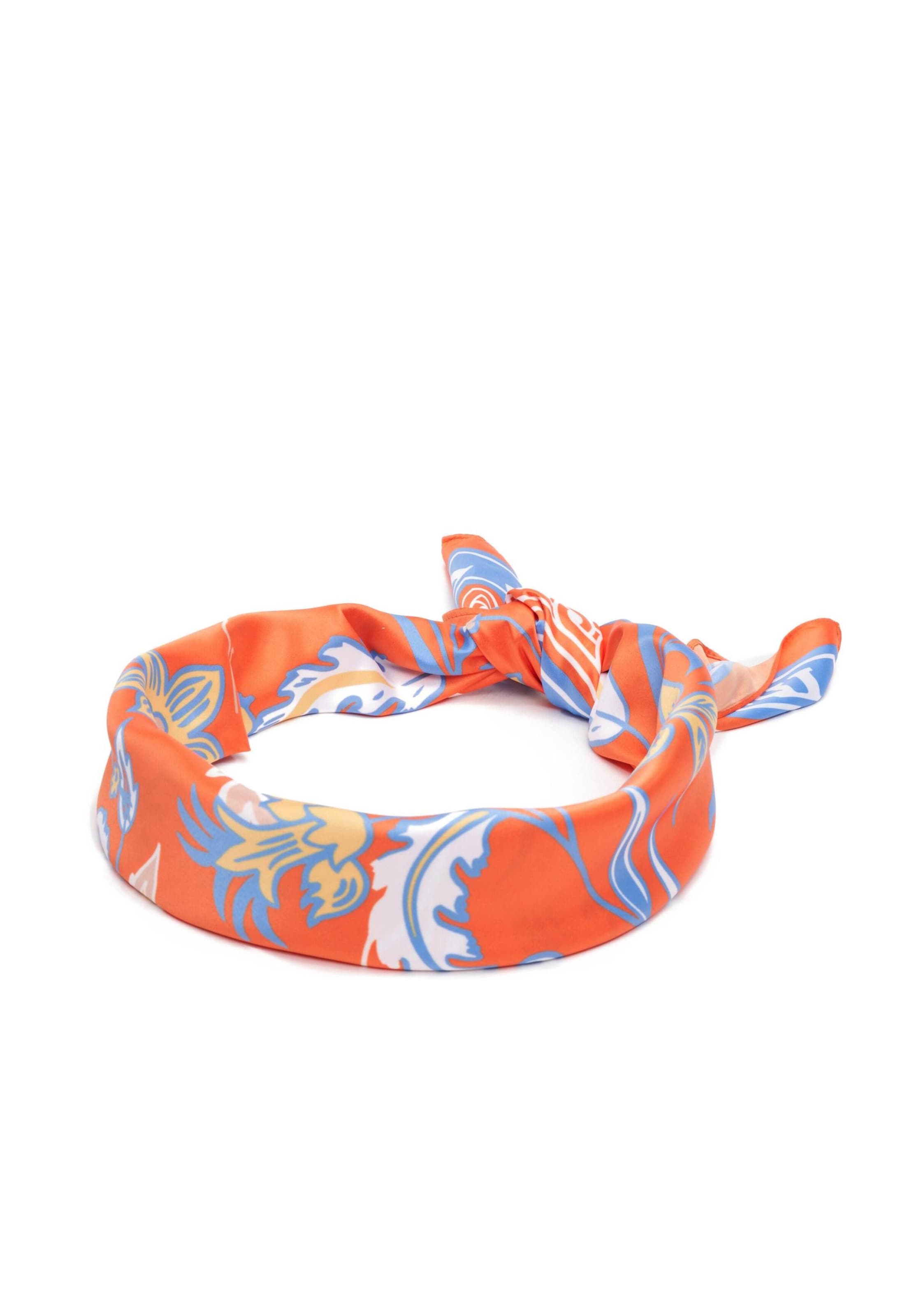 Karl Kani KA222-006-1 Retro Flower Satin Scarf multicolor