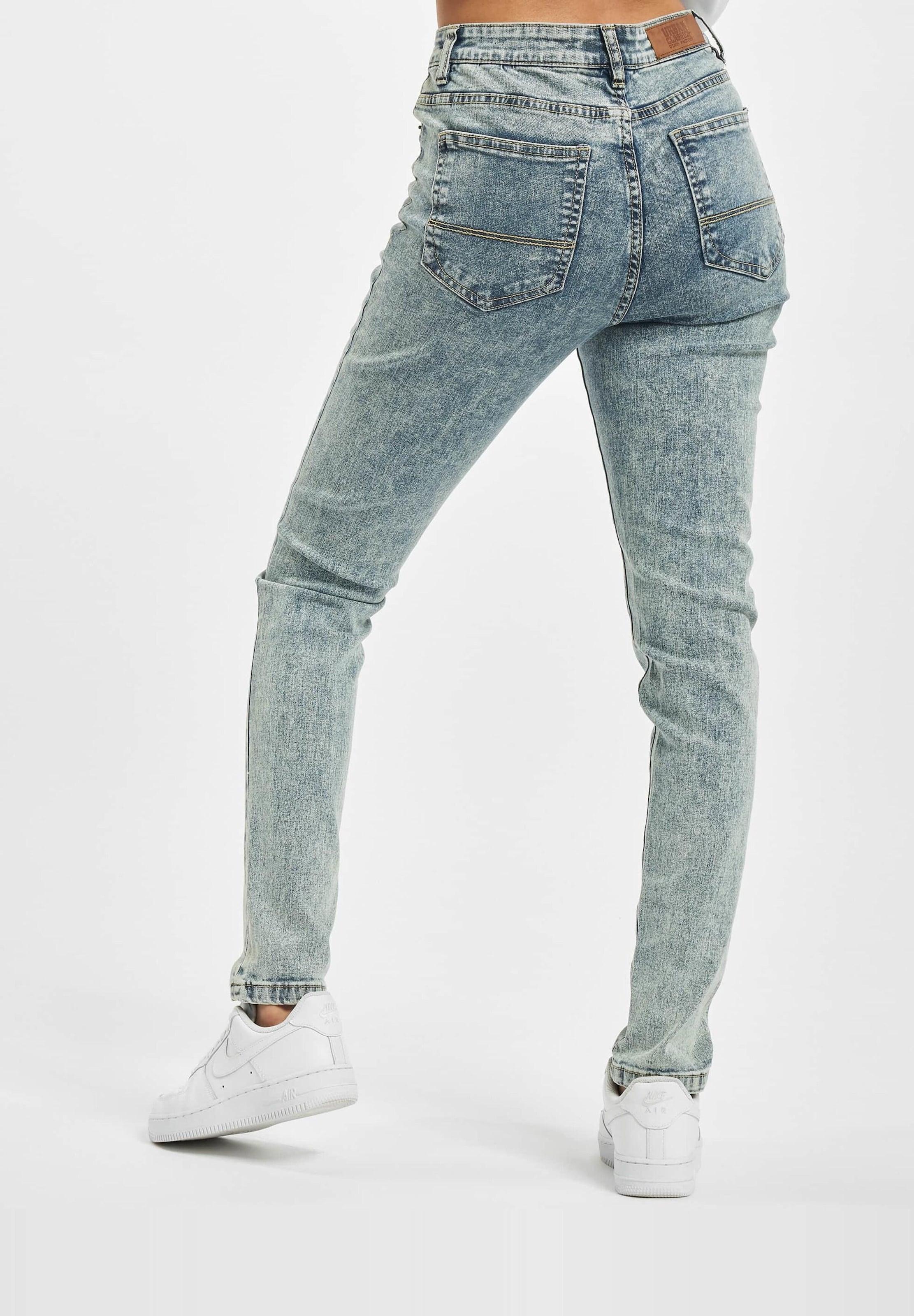 Urban Classics Ladies High Waist Skinny Jeans