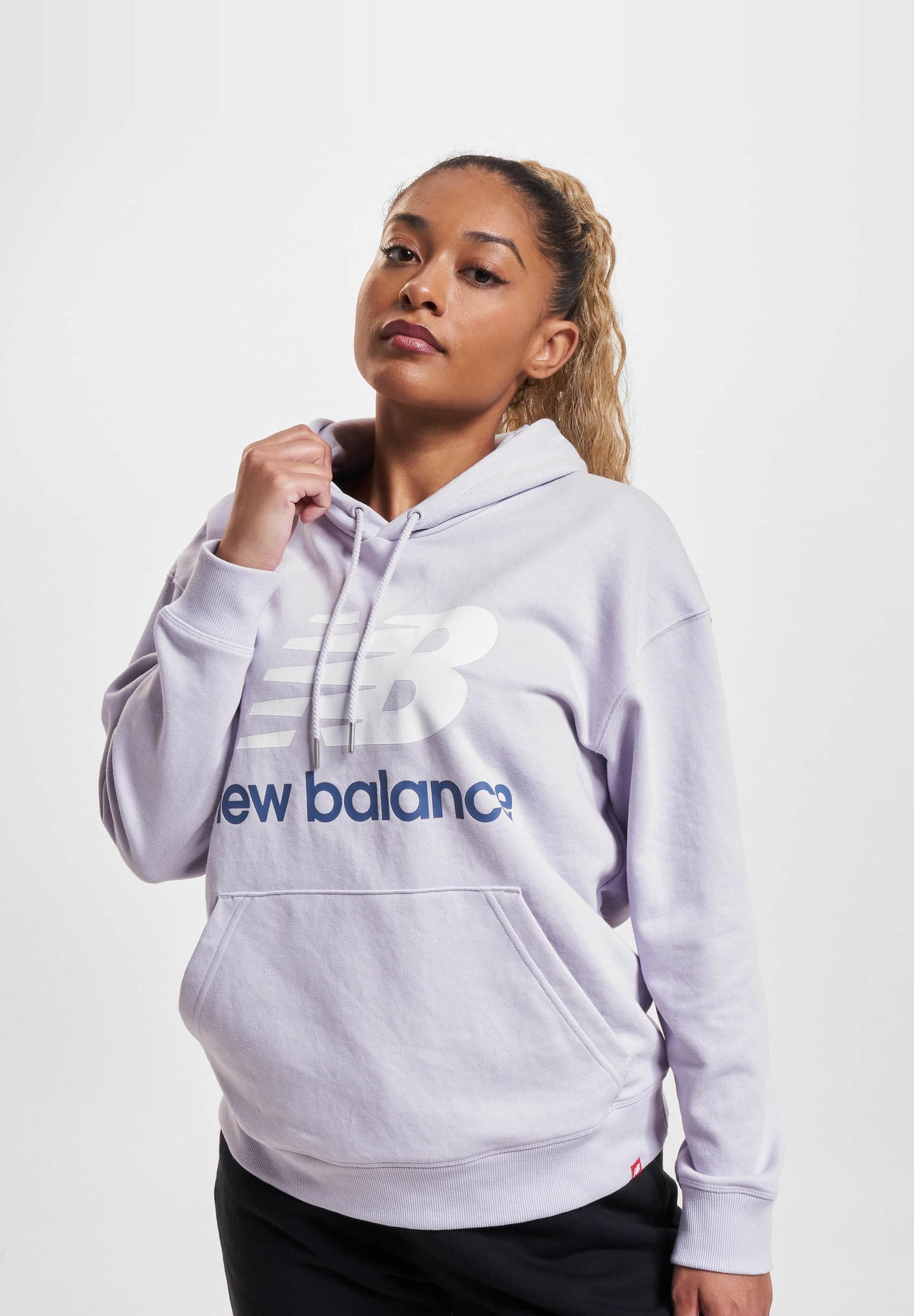 New Balance Essentials Stacked Logo Oversized Hoodie
