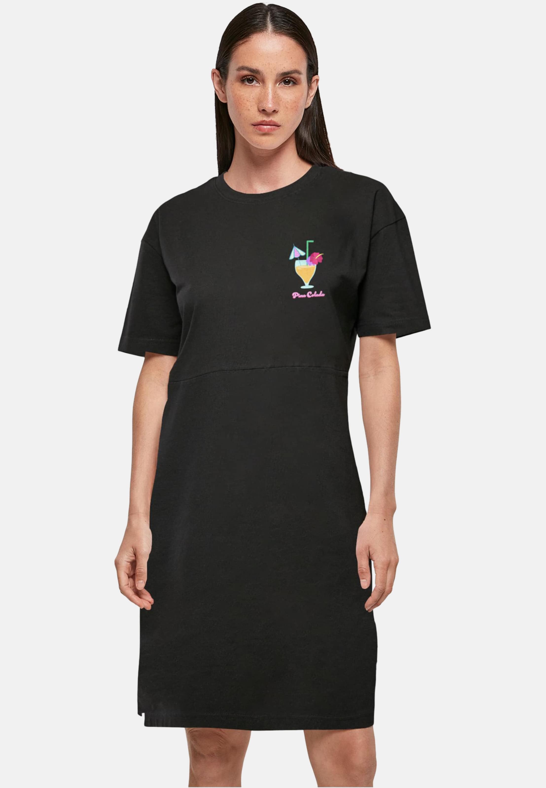 Merchcode POD Ladies Pina Colada Oversized Slit Tee Dress