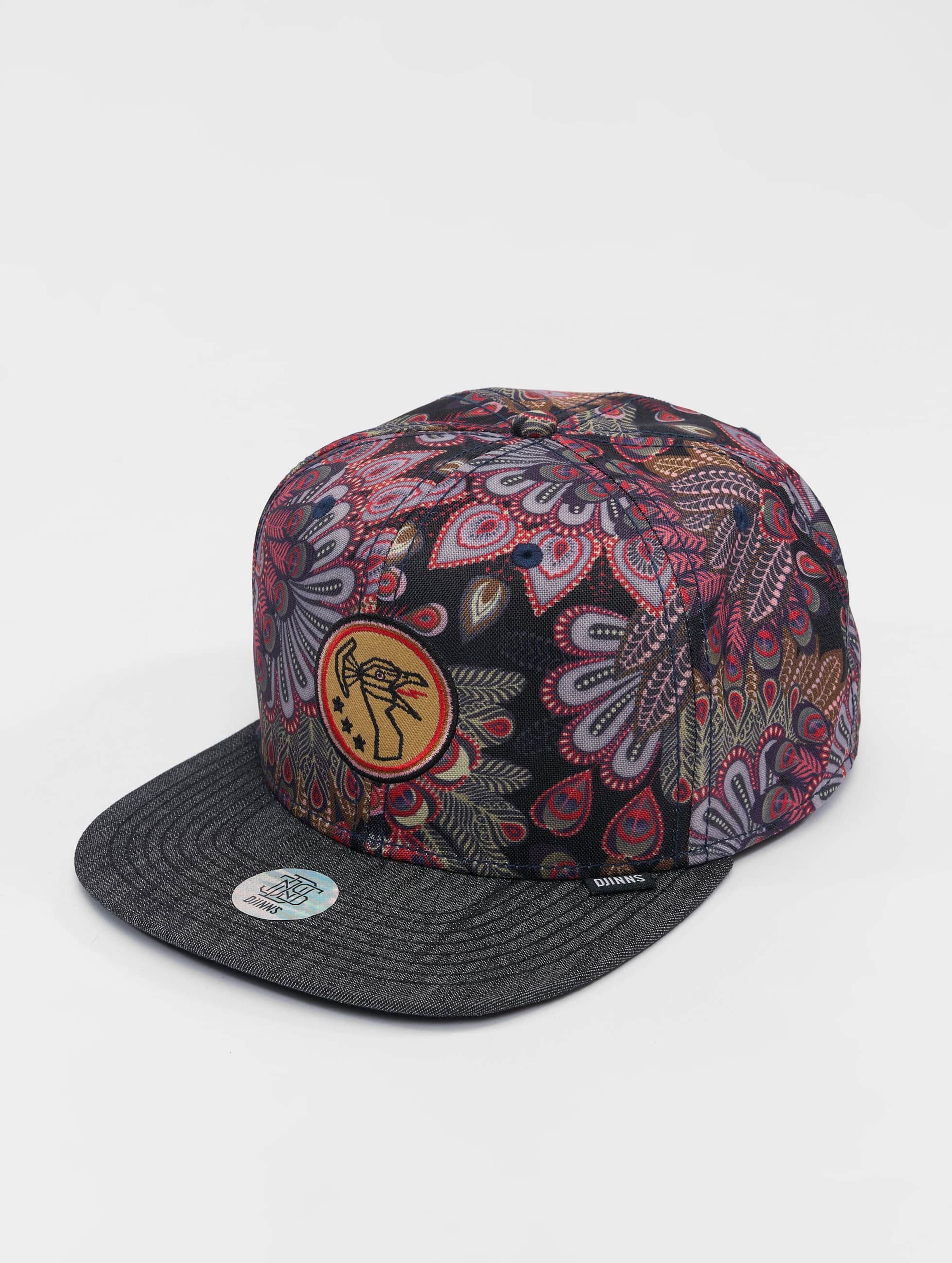 Djinns 6P Peacock Linen Snapback Cap