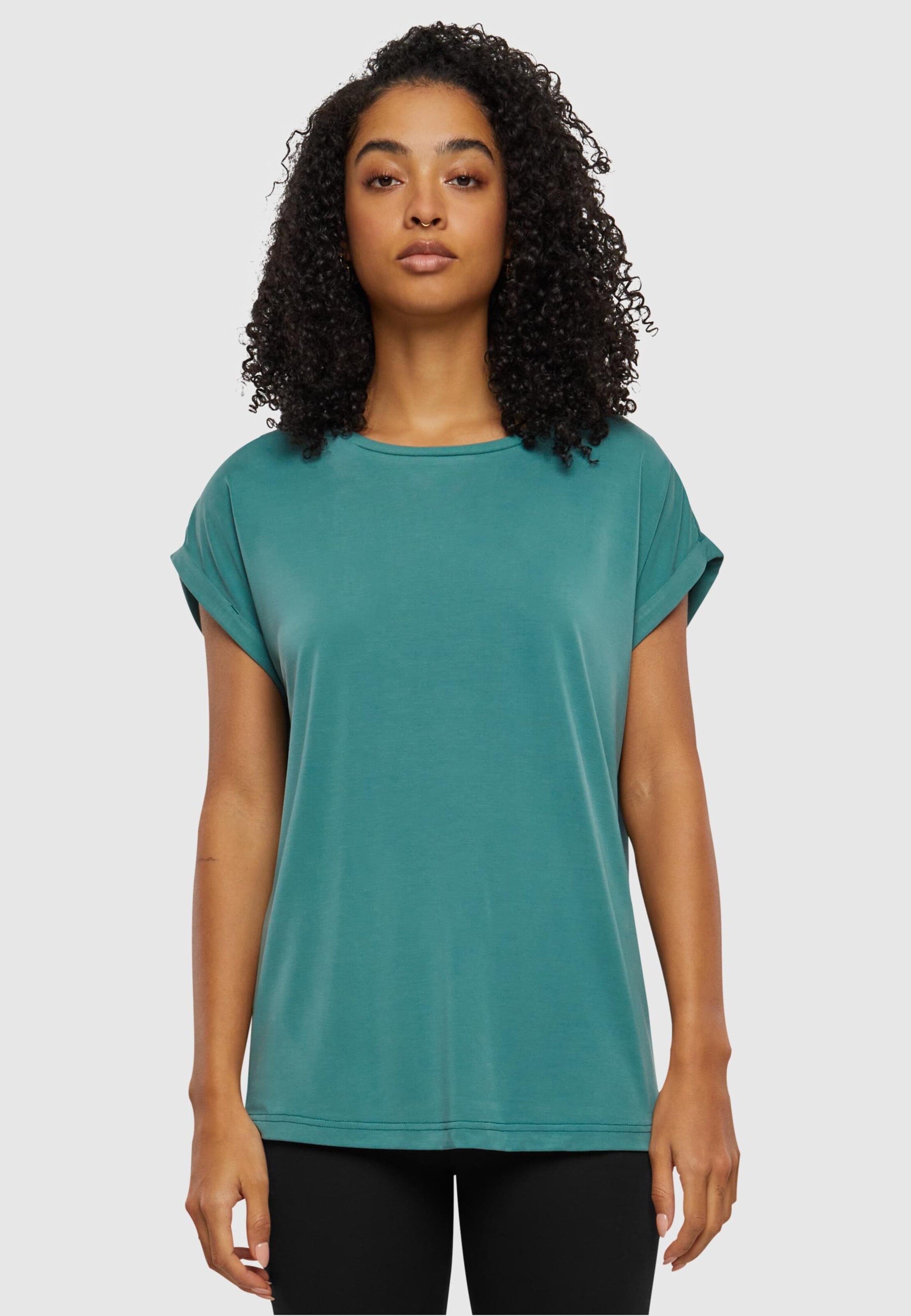 Urban Classics Ladies Modal Extended Shoulder Tee