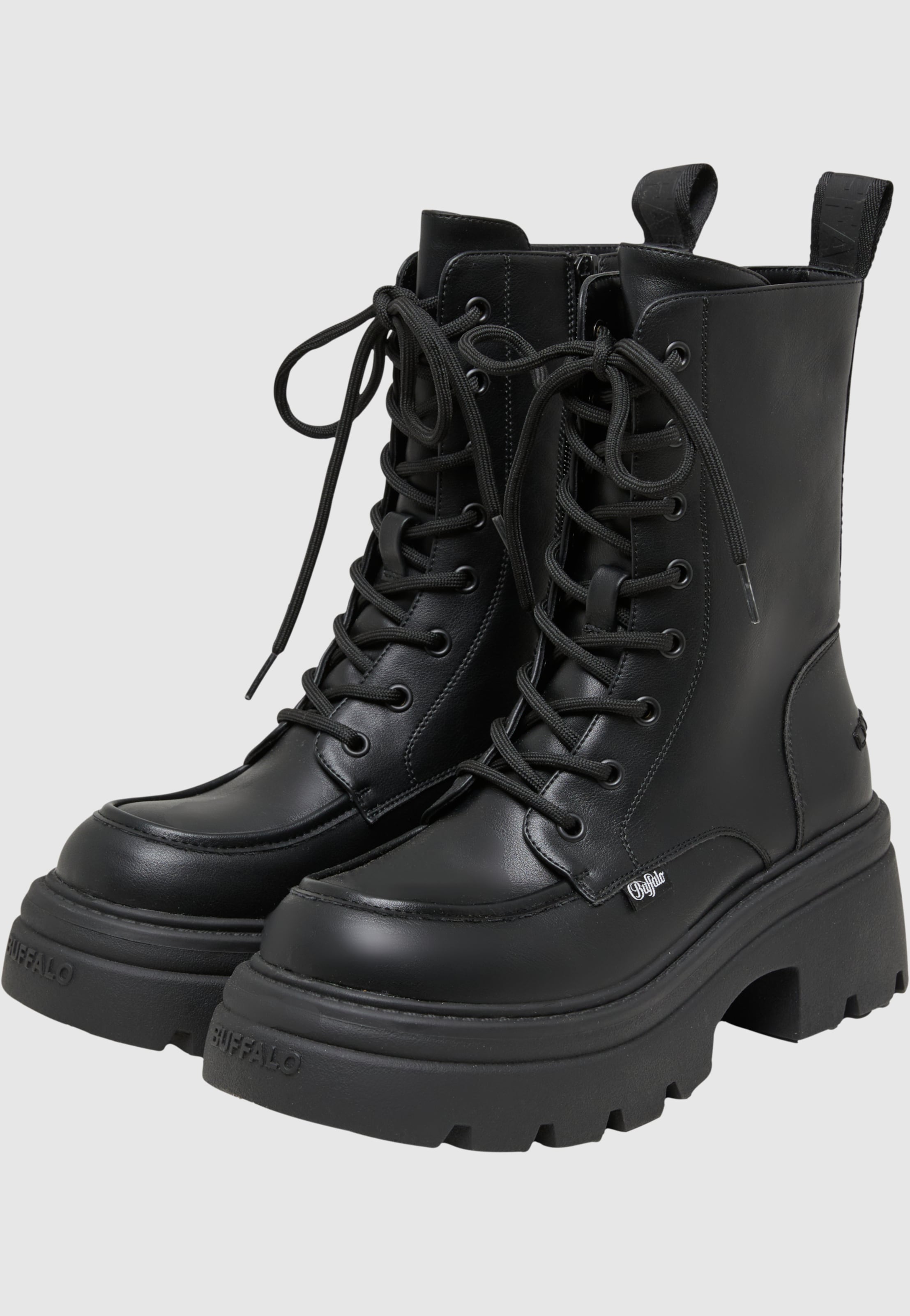 Buffalo ZAVEN LACE UP MID - VEGAN NAPPA