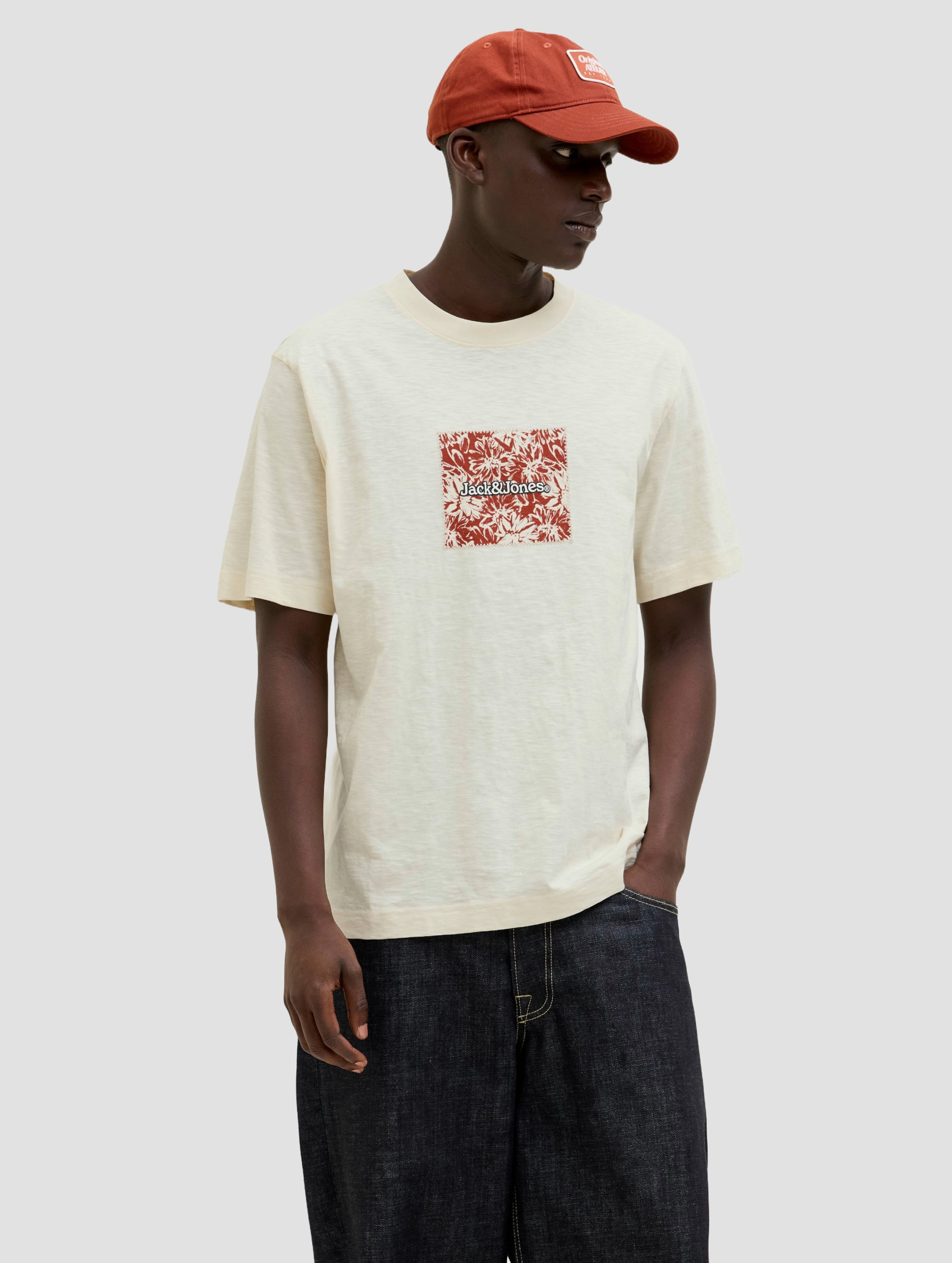 Jack & Jones Split Aop Branding T-Shirt