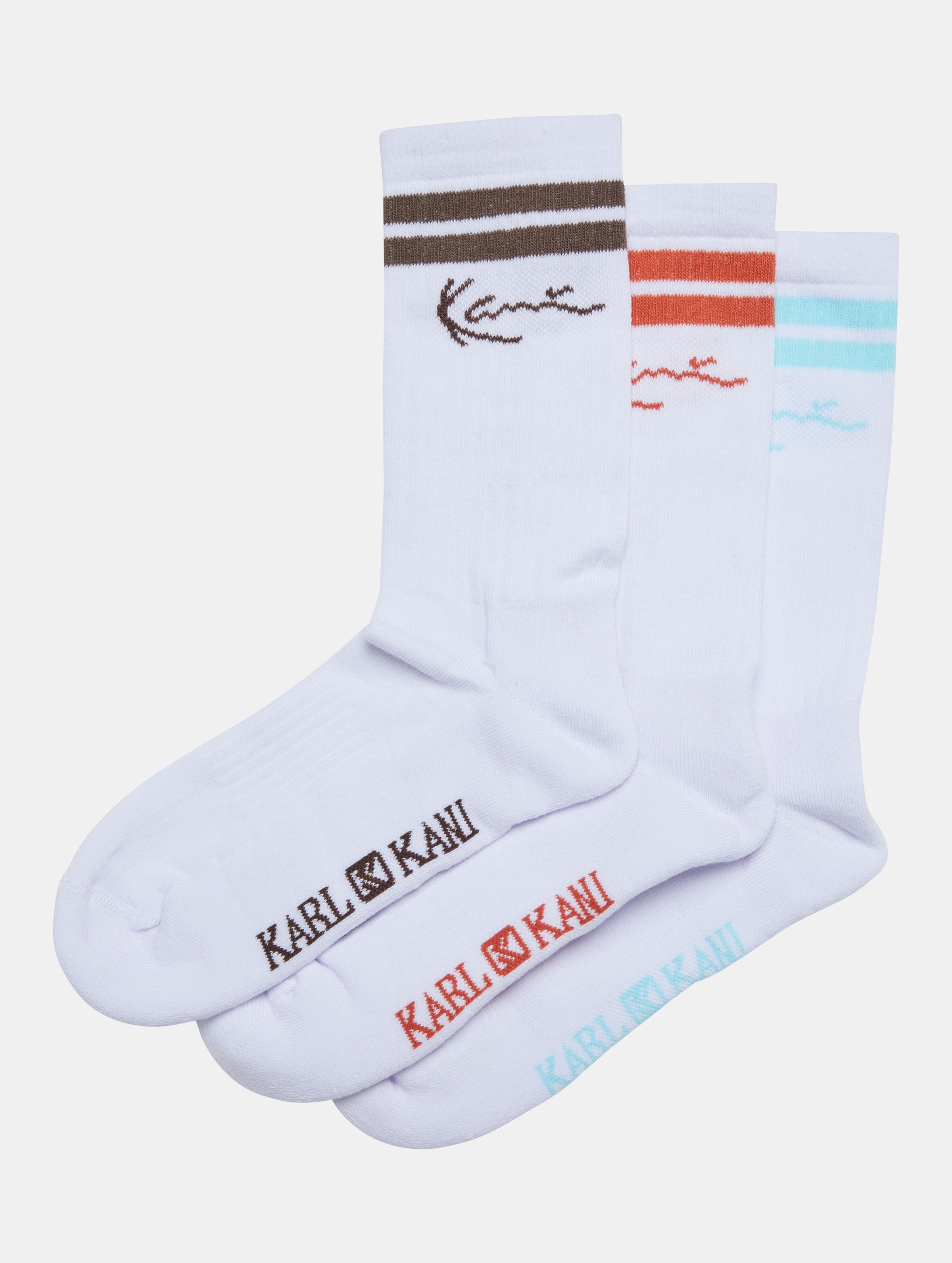 Karl Kani Signature Striped 3 Pack Socken