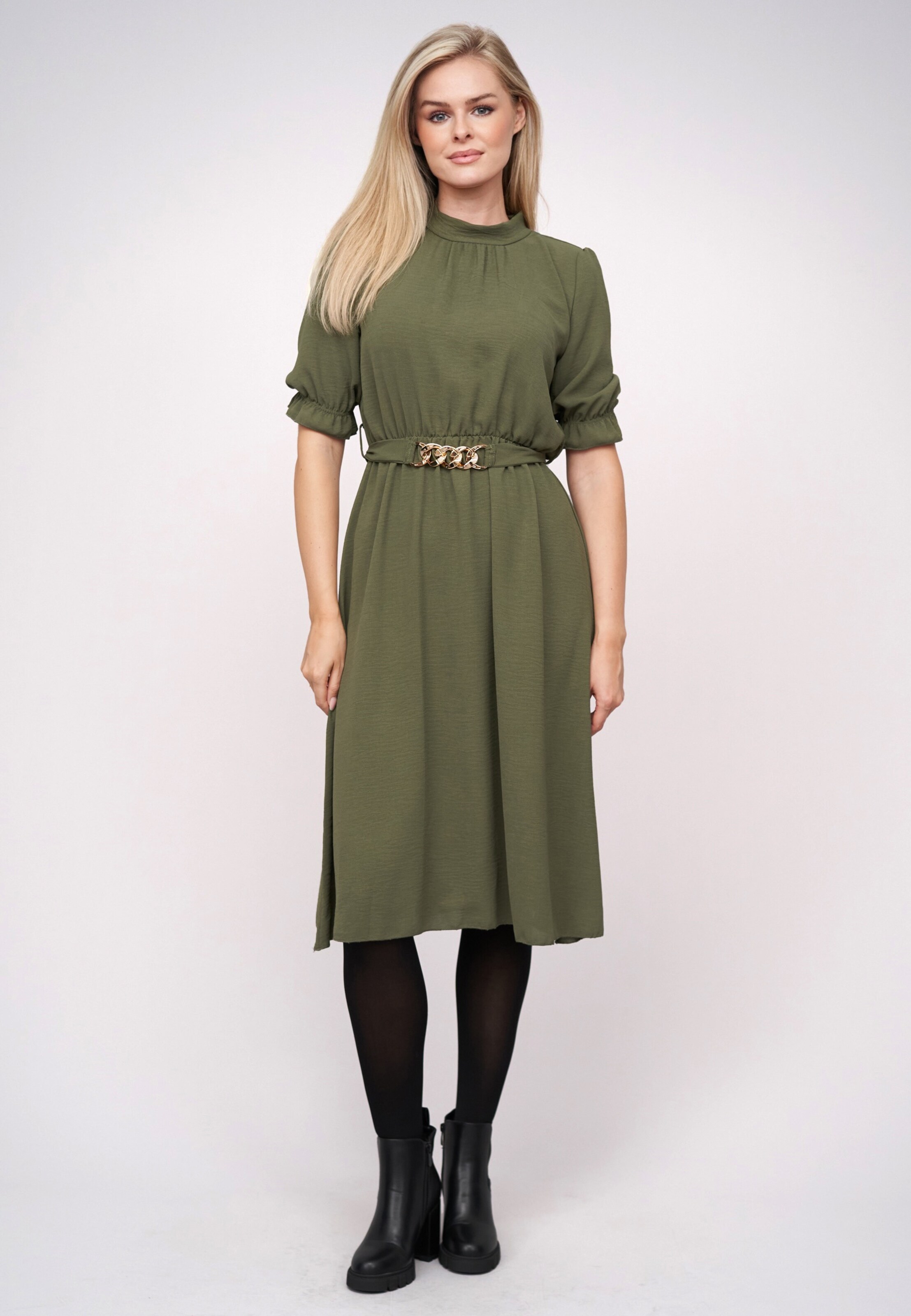 Cloud5ive Dress with Chain-Belt