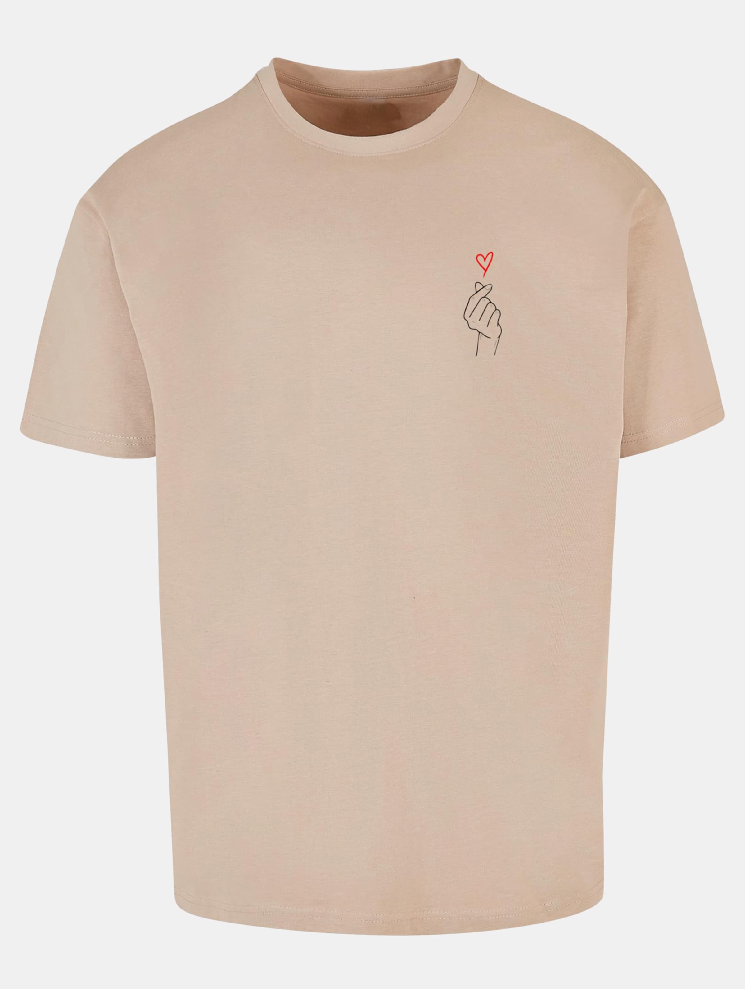 Merchcode POD K Heart Heavy Oversized Tee