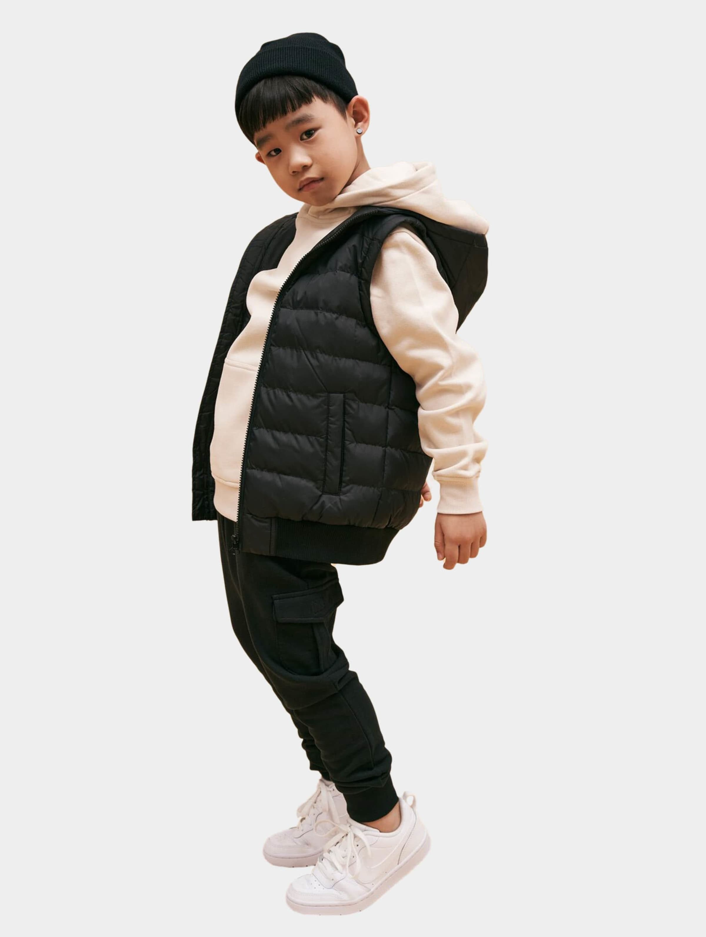 Urban Classics Boys Small Bubble Hooded Vest