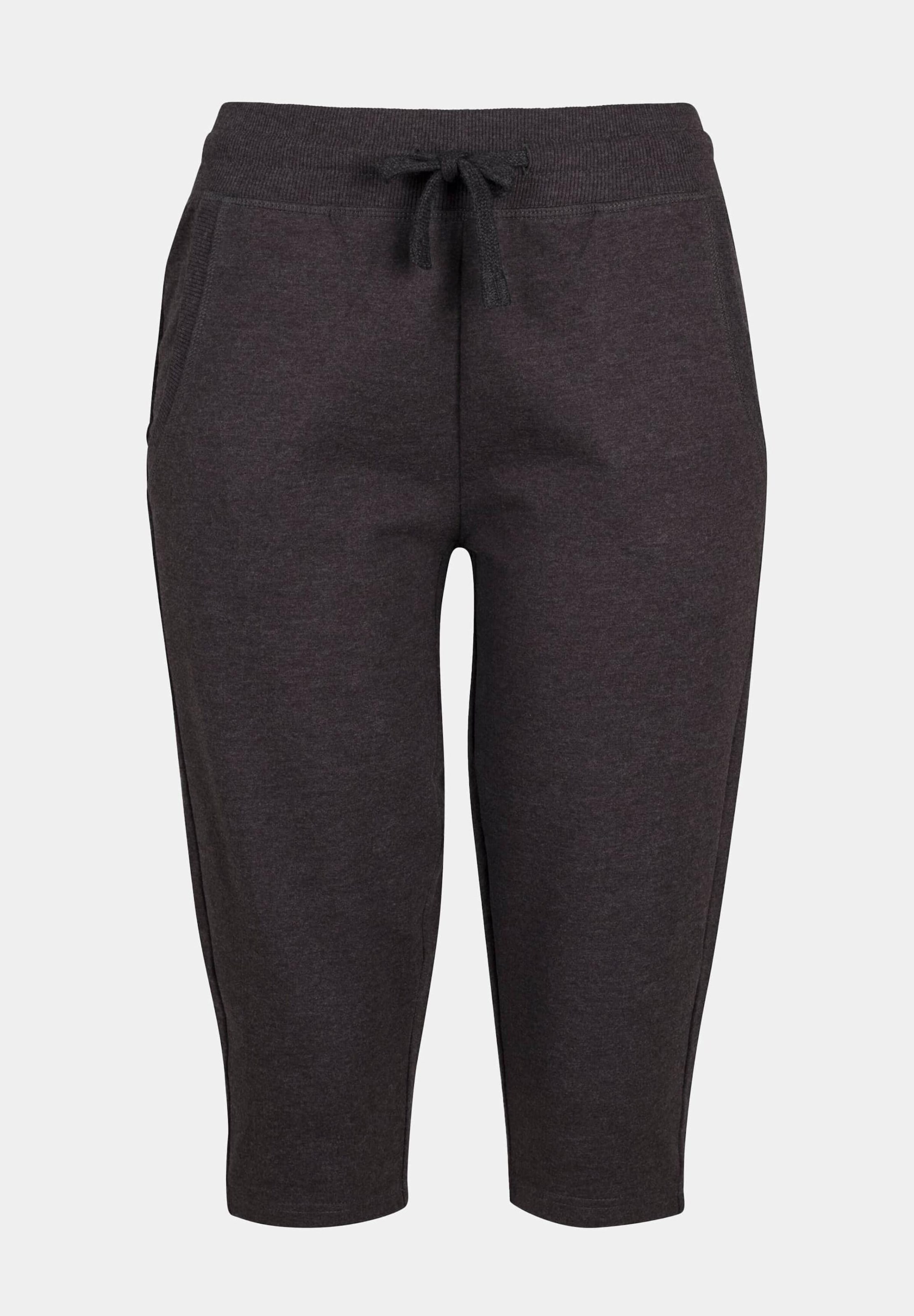 Build Your Brand Ladies Terry 3/4 Jogging Pants 2-Pack