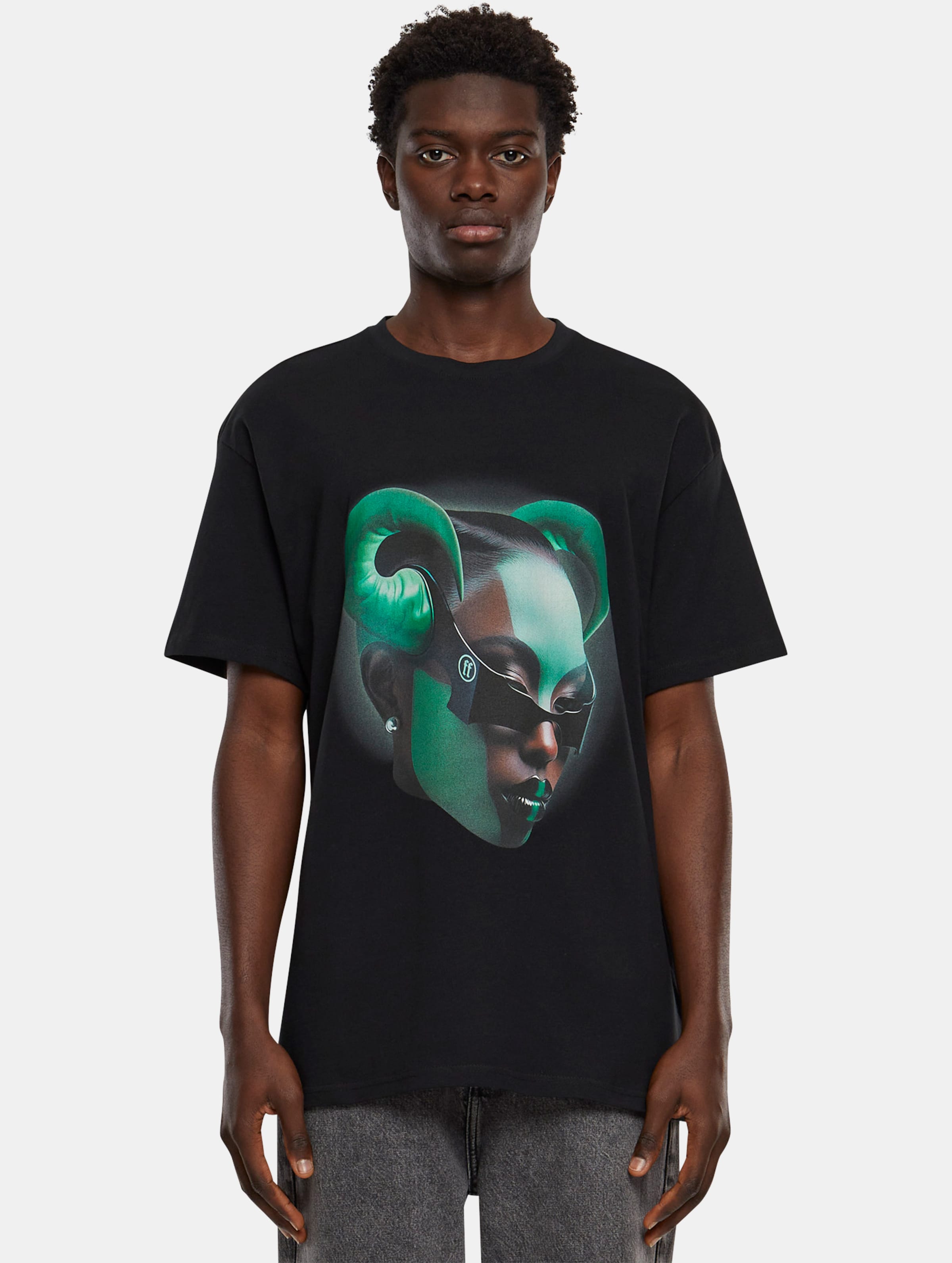 Forgotten Faces Green Empress Oversize Tee