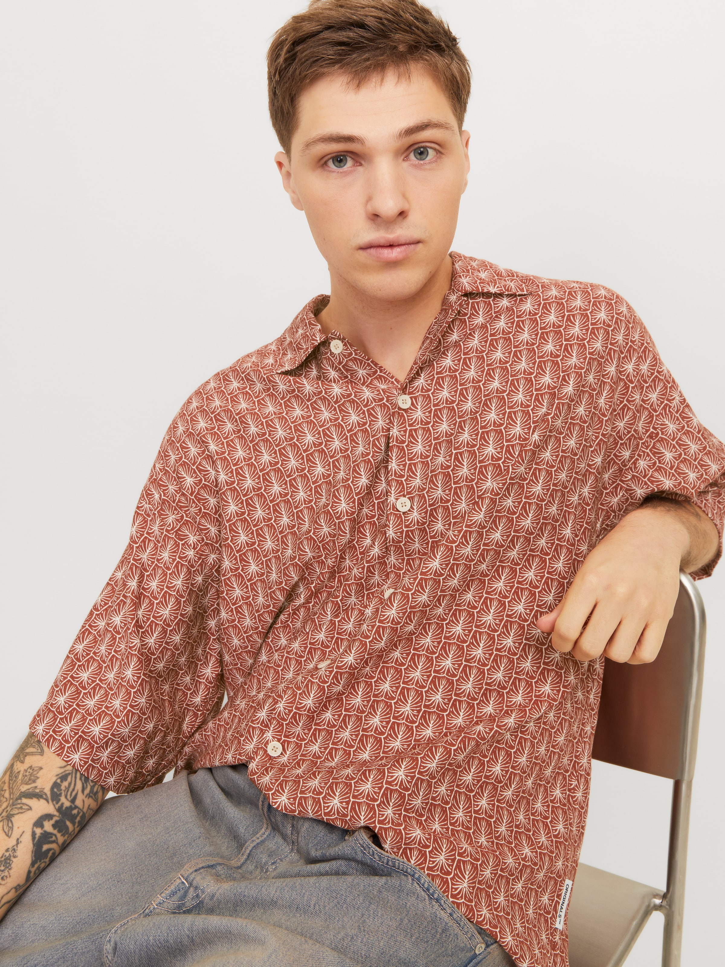 Jack & Jones Marshall Islington Aop Hemd