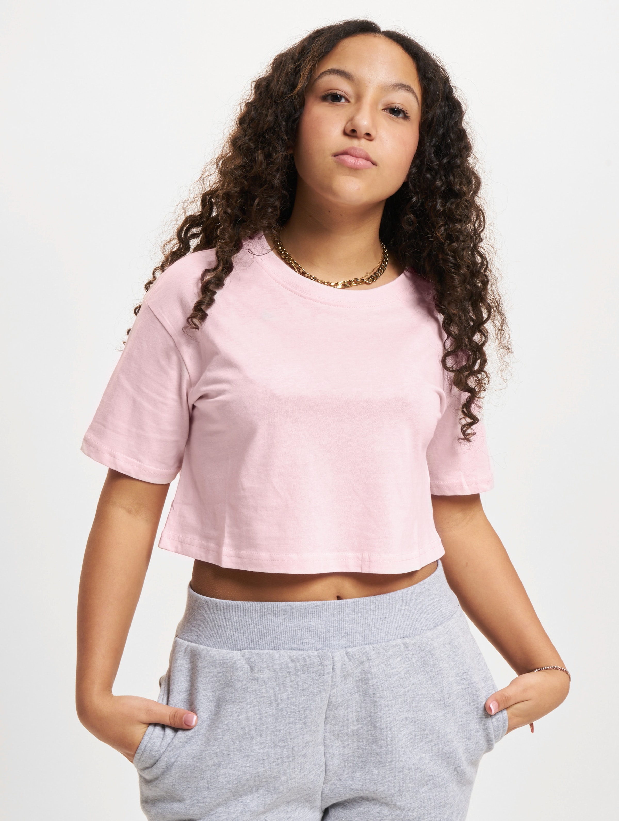 Urban Classics Girls Short Kimono Tee
