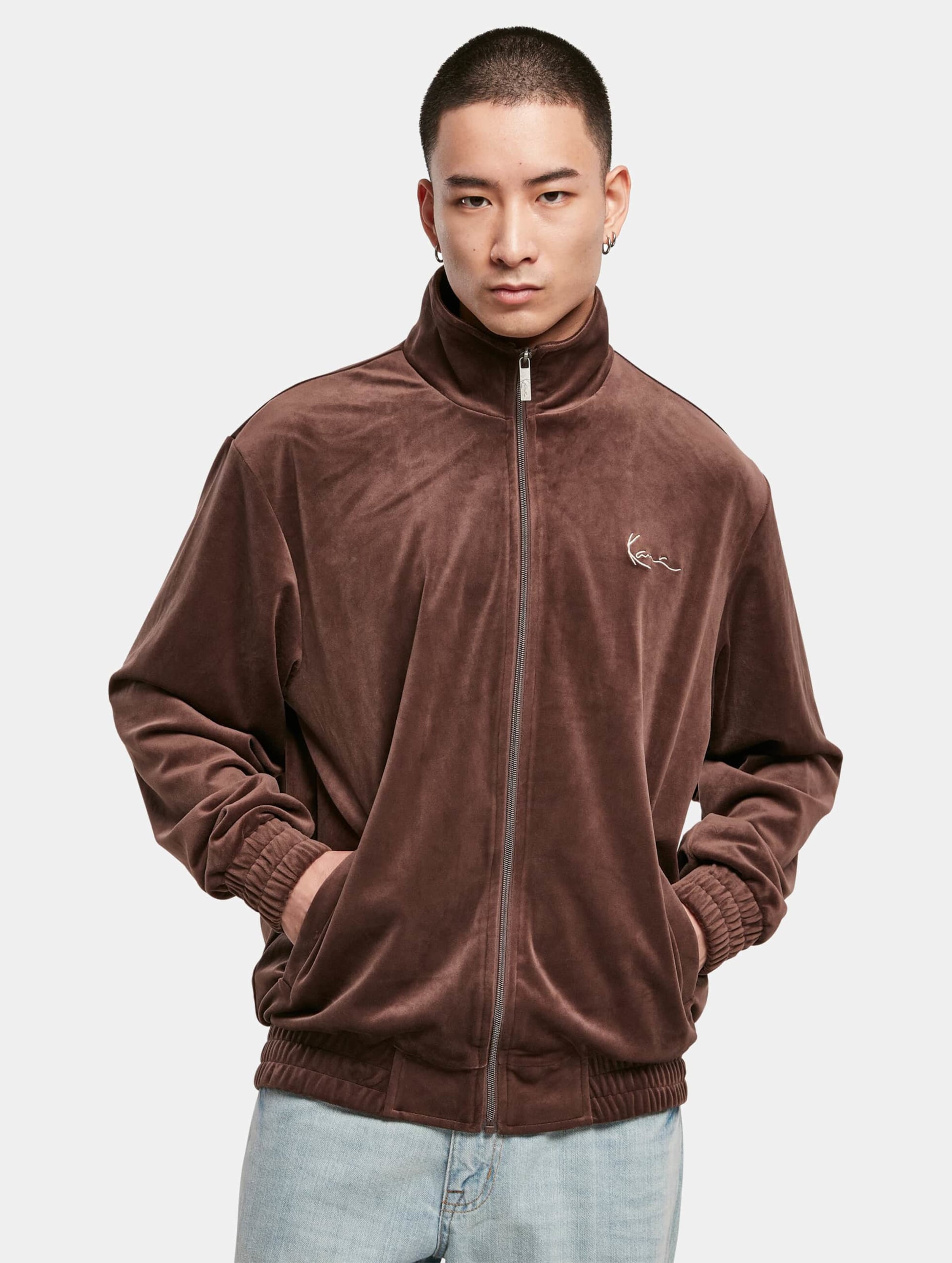 Karl Kani KM224-039-1 KK Chest Signature Velvet Jacket