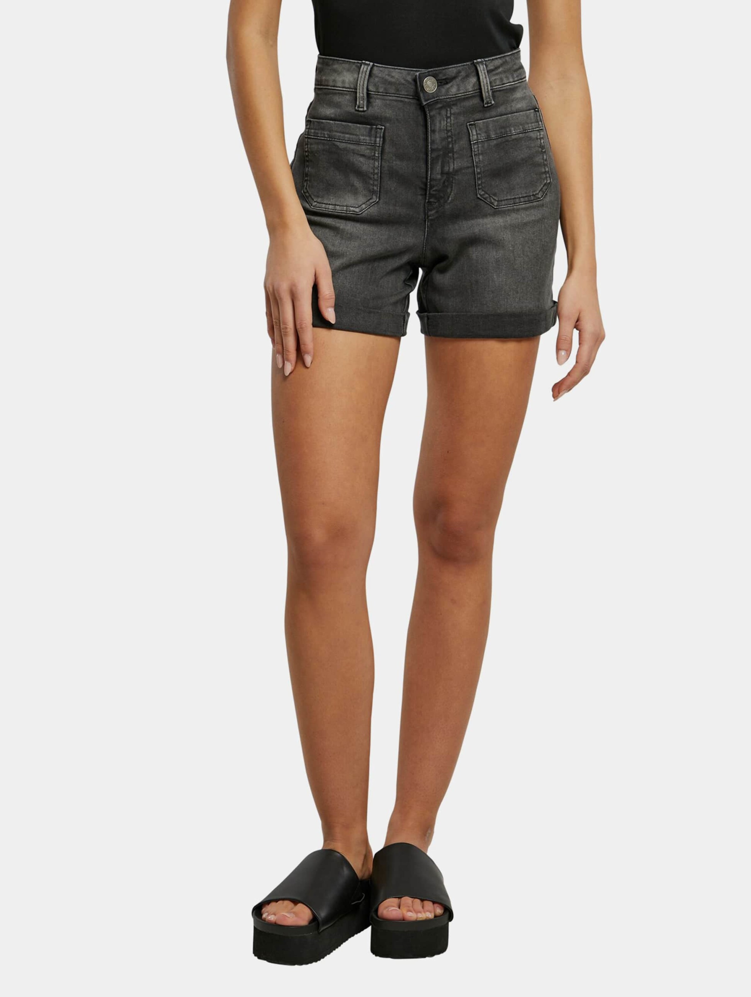 Urban Classics Ladies Vintage Denim Short