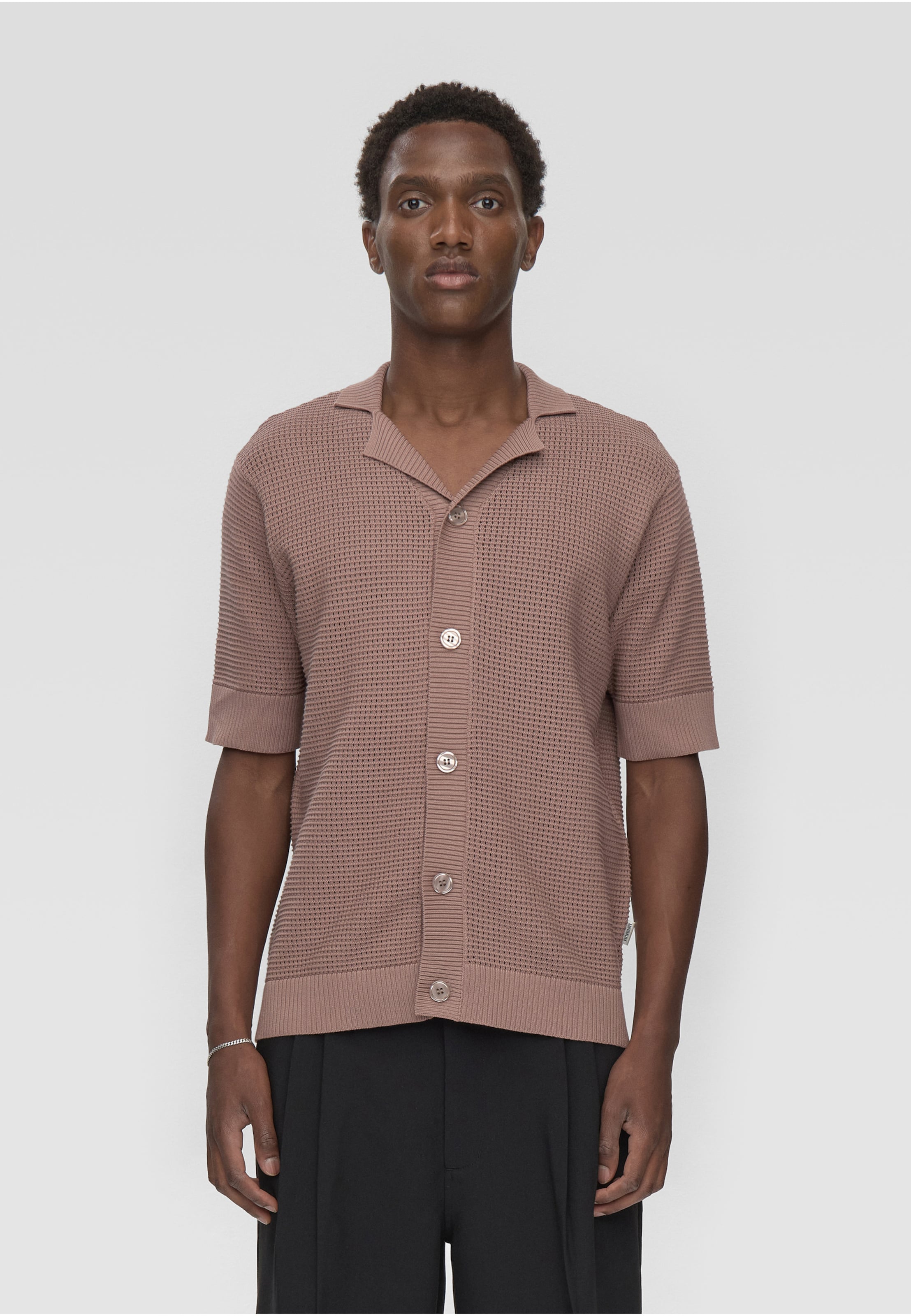 Minimum Mason reg crochet ss shirt