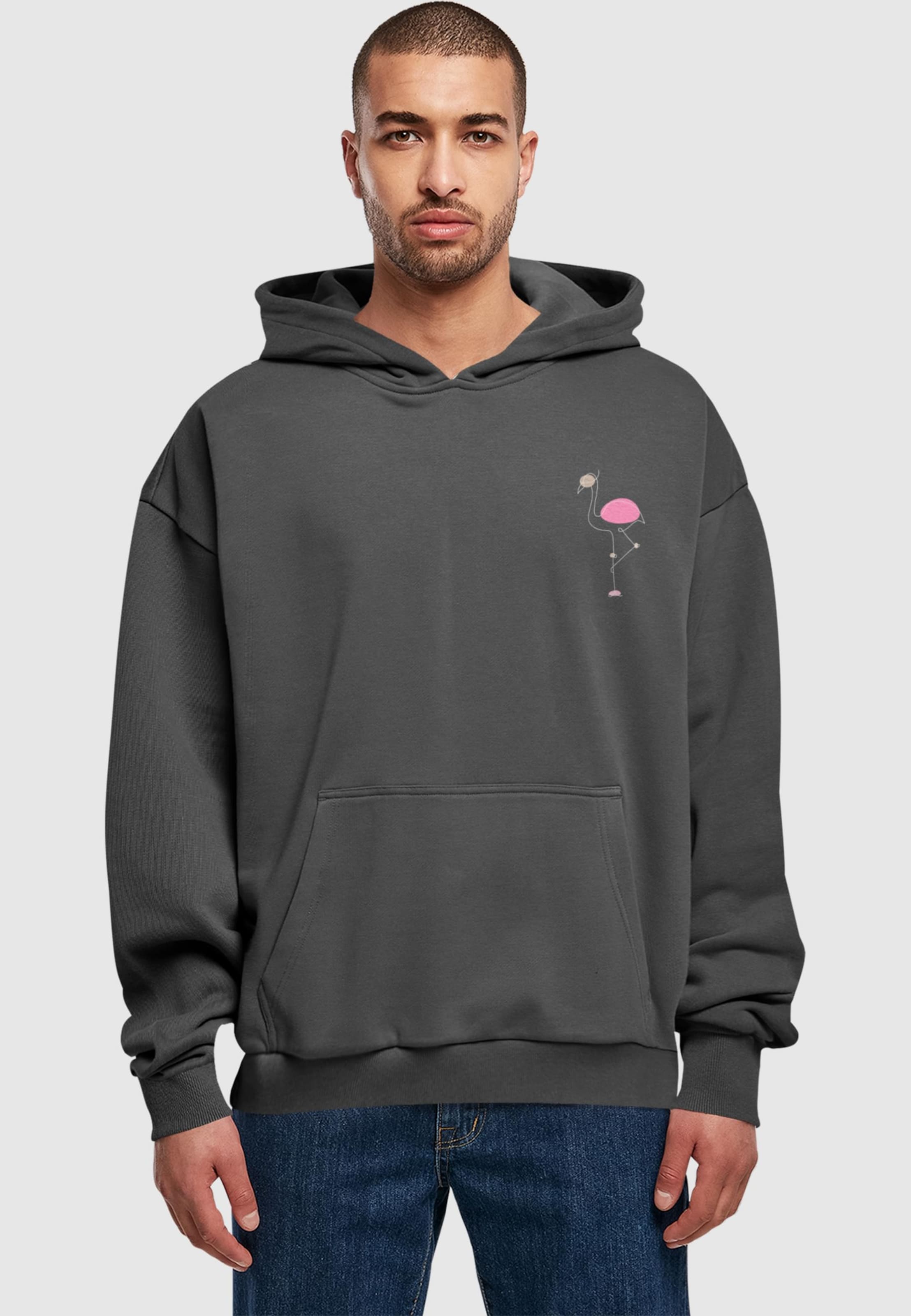 Merchcode Flamingo Ultra Heavy Hoody