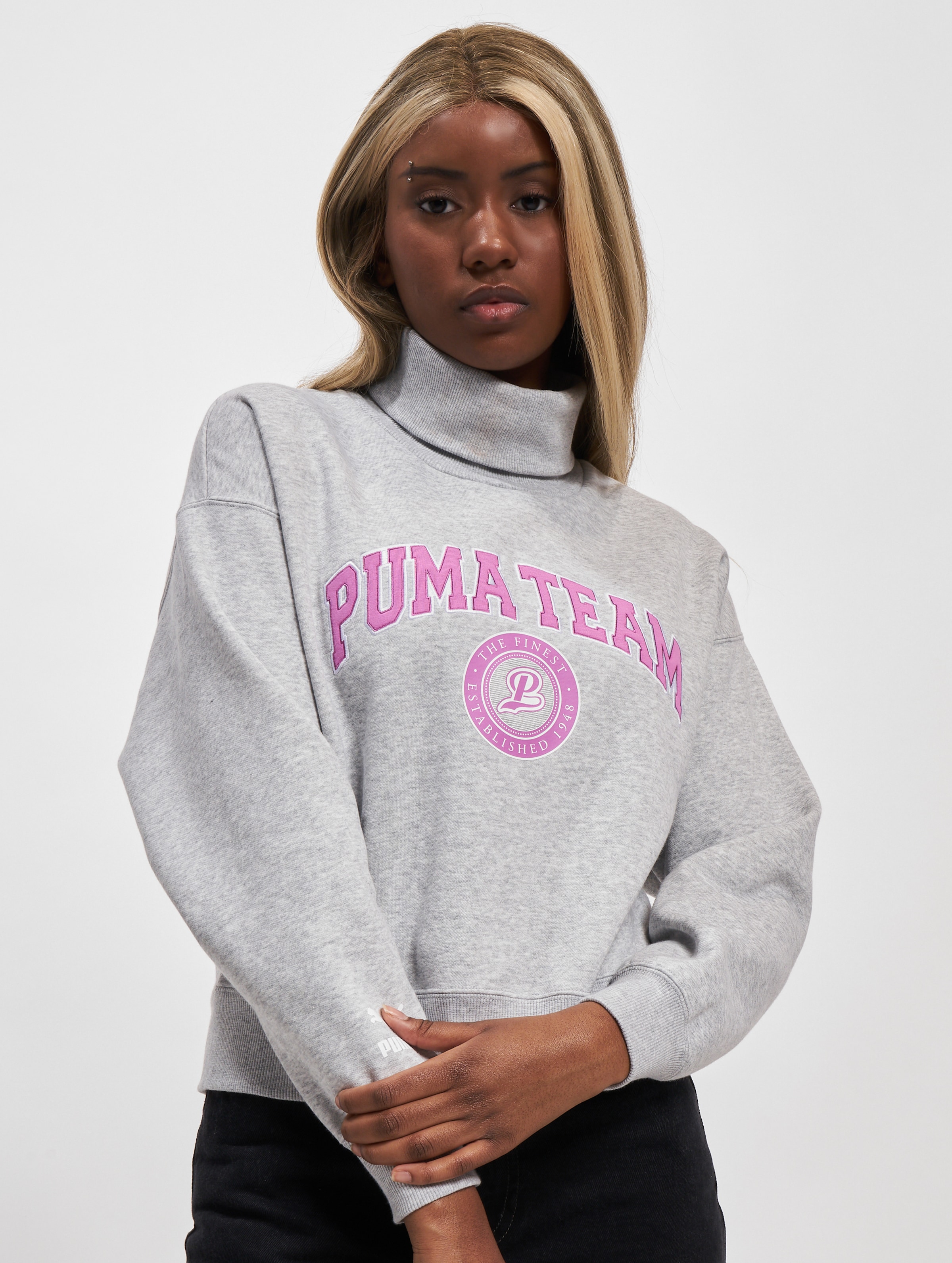 Puma Team Relaxed Crew Fleece Sweatshirt