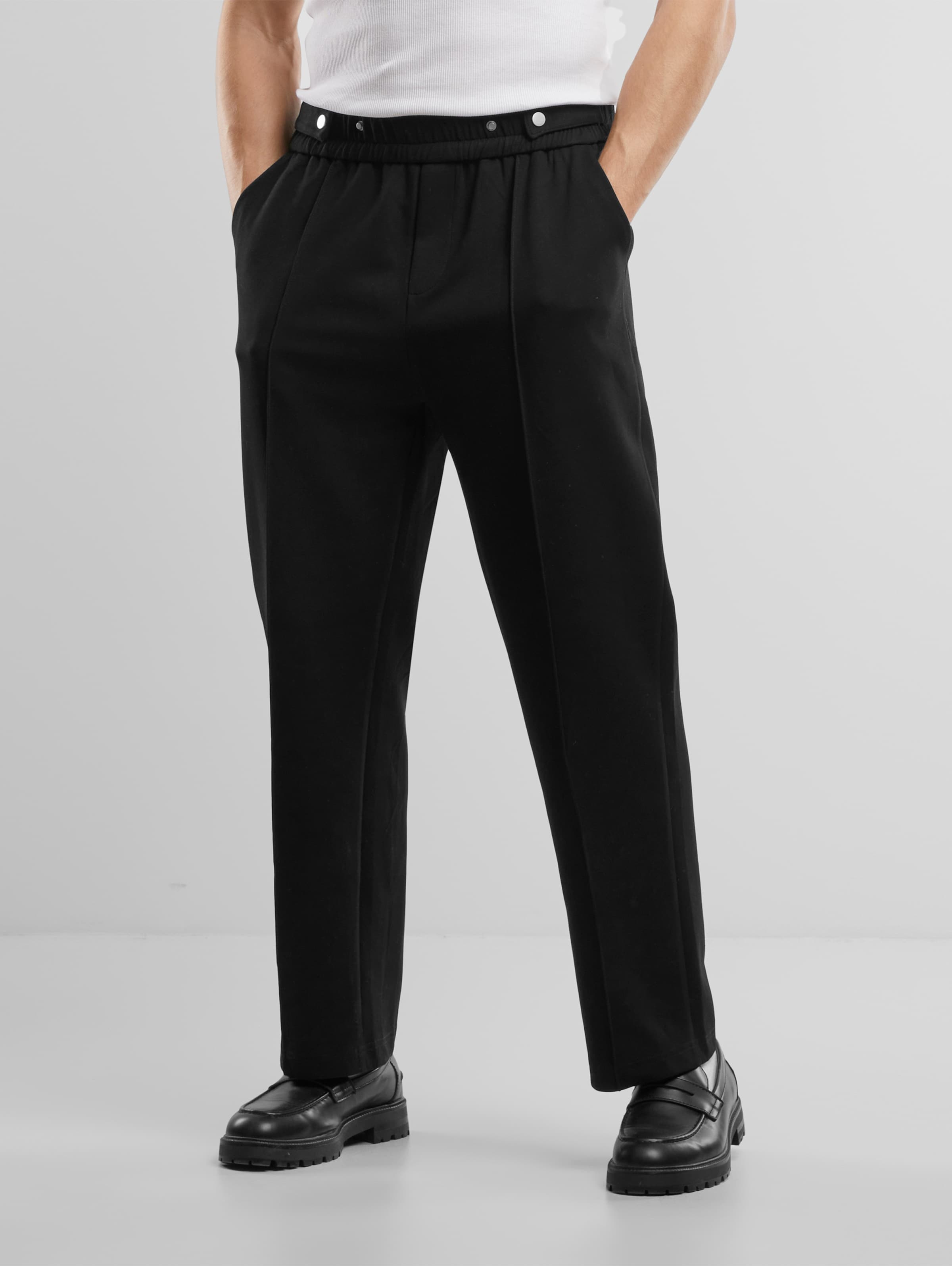 Another Cotton Lab Suit Pleated Stoffhosen