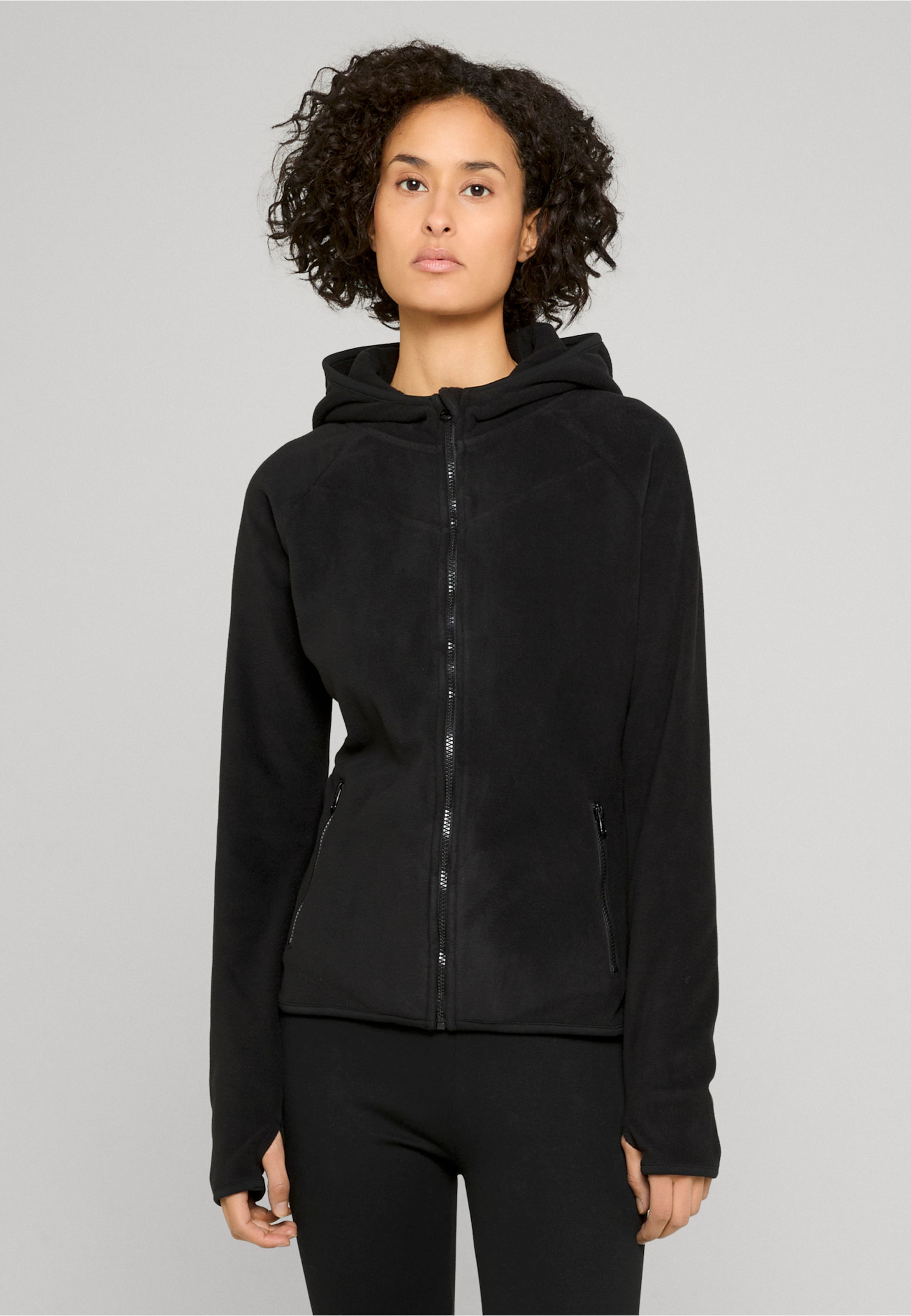 Urban Classics Ladies Polar Fleece Zip Hoody