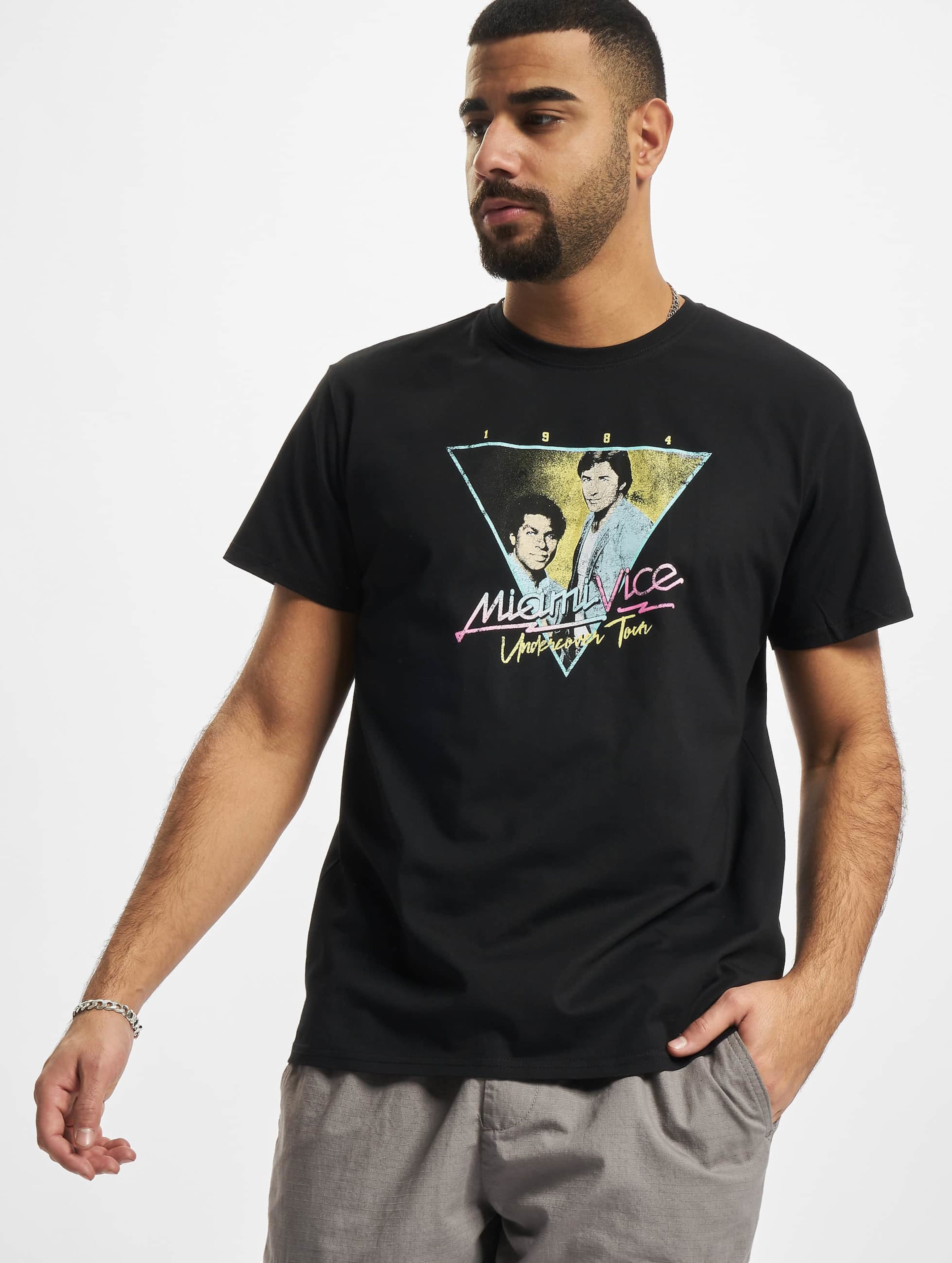 Merchcode Miami Vice Retro Logo Tee
