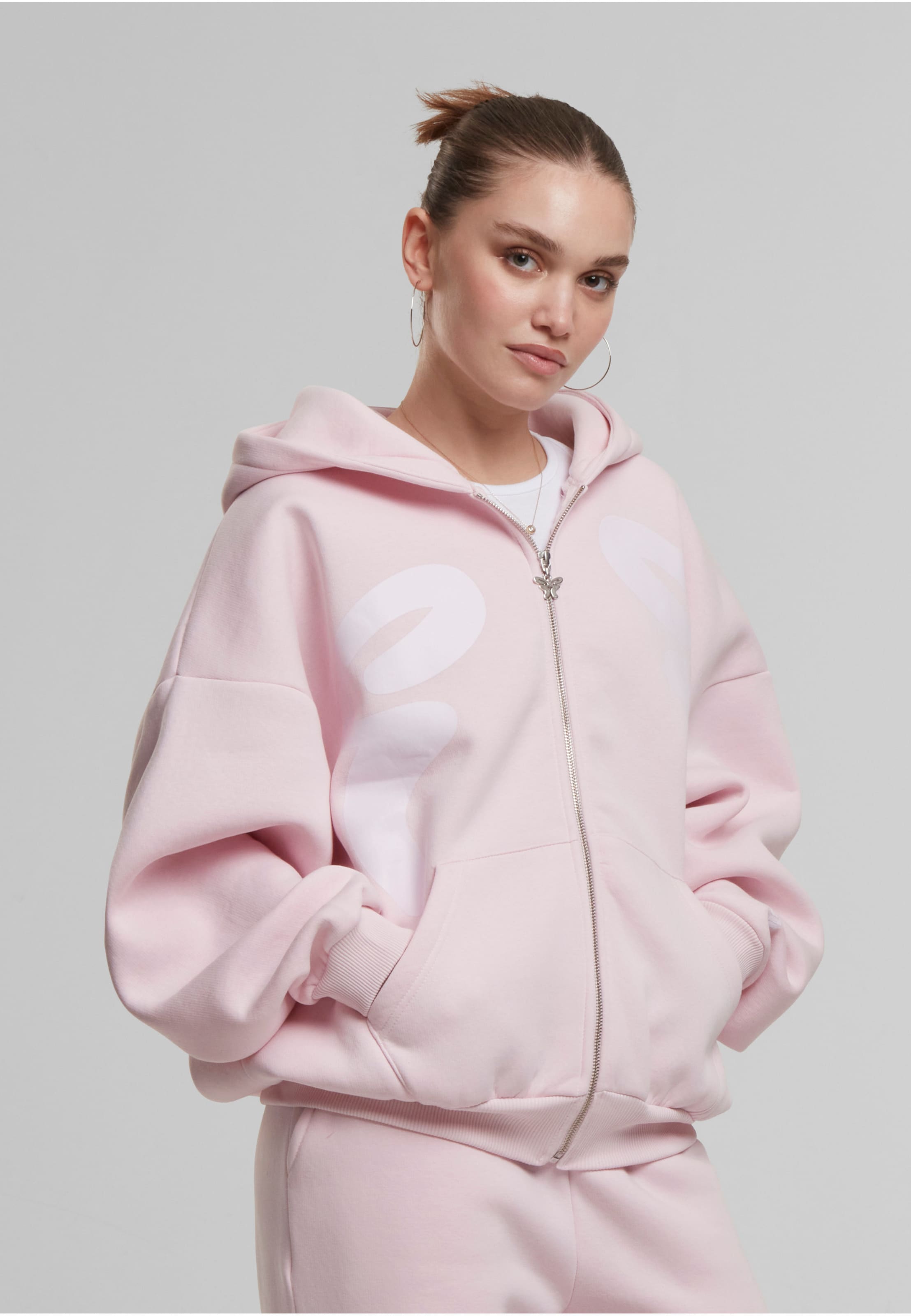 Felicious FELI Oversized washed Zip Hoodie