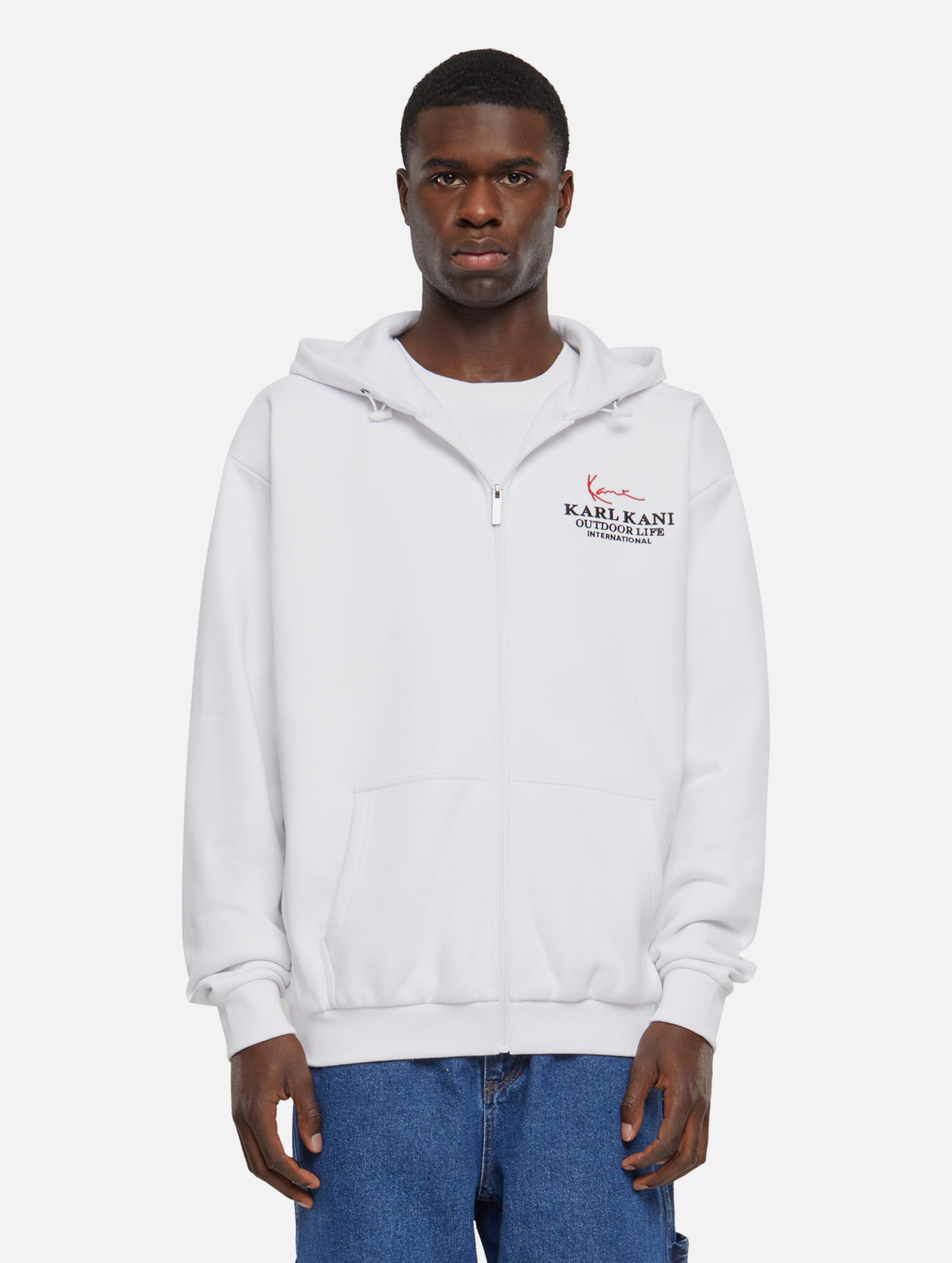 Karl Kani Chest Signature Os Full Zip Hoodie