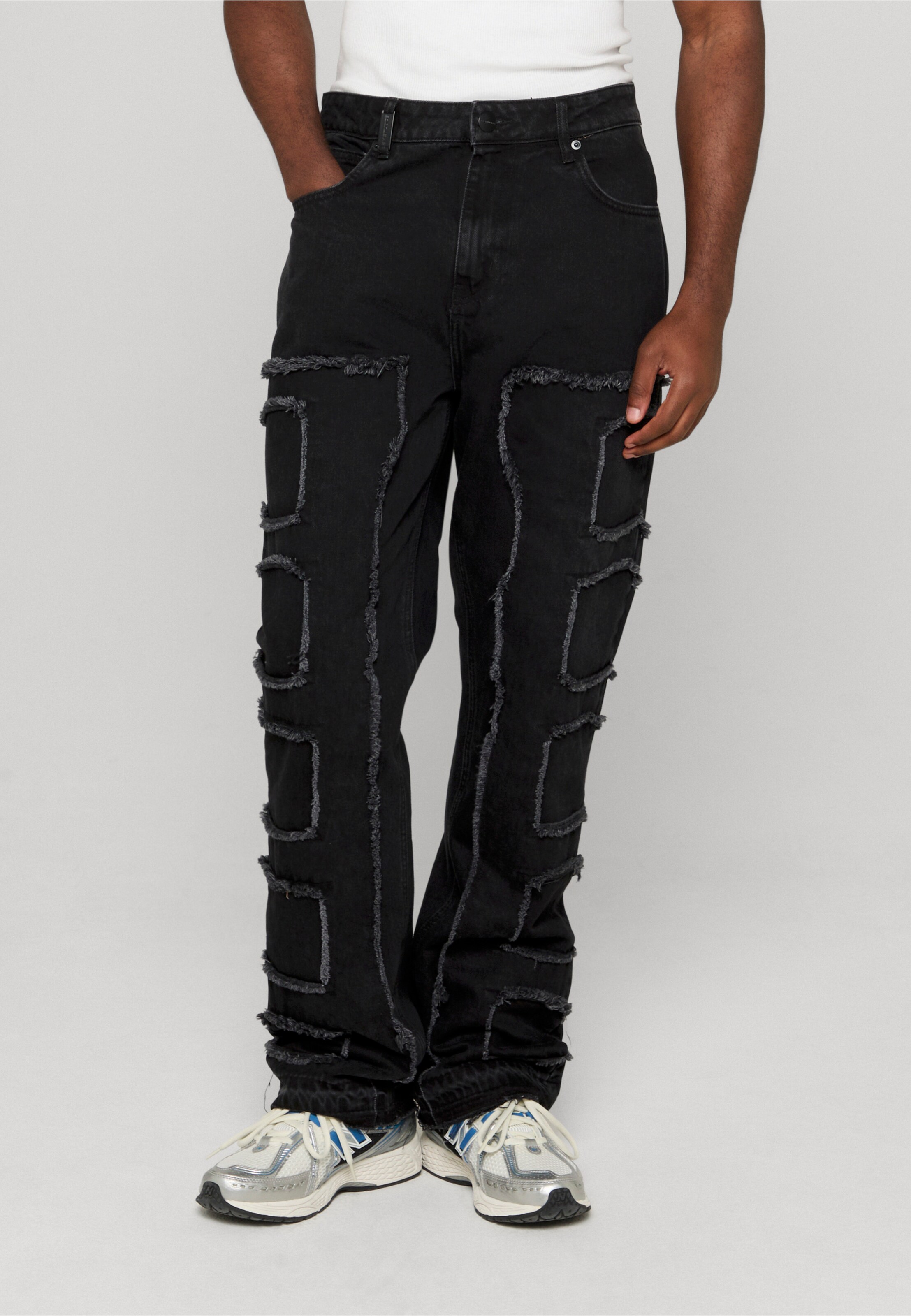 2Y Studios Kosa Destroyed Straight Jeans