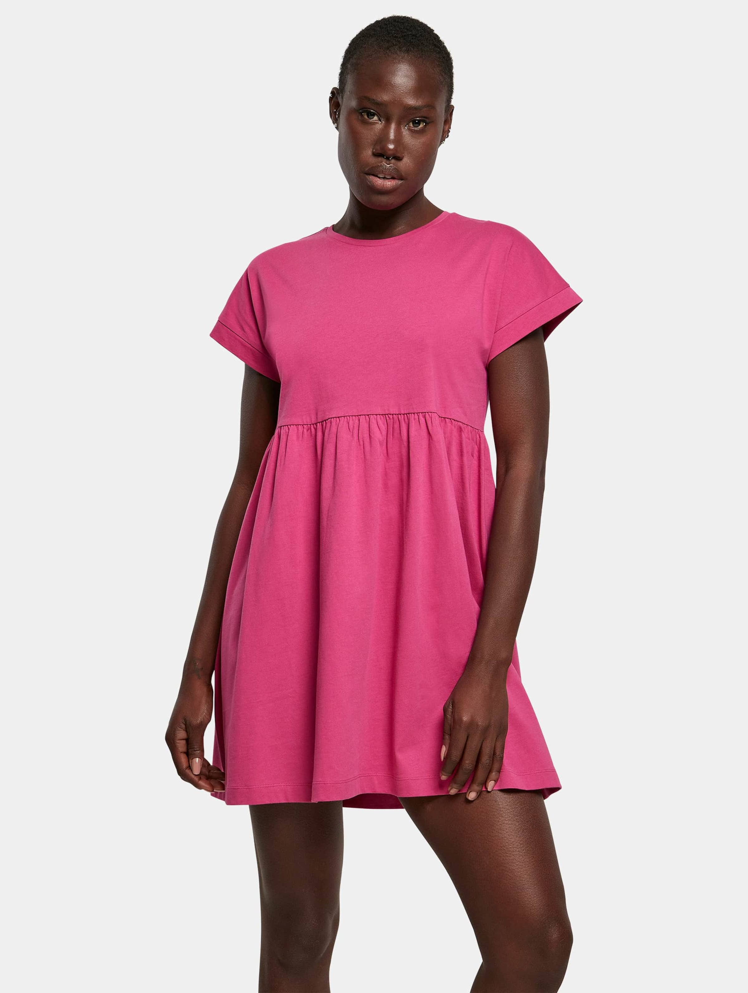 Urban Classics Ladies Organic Empire Valance Tee Dress