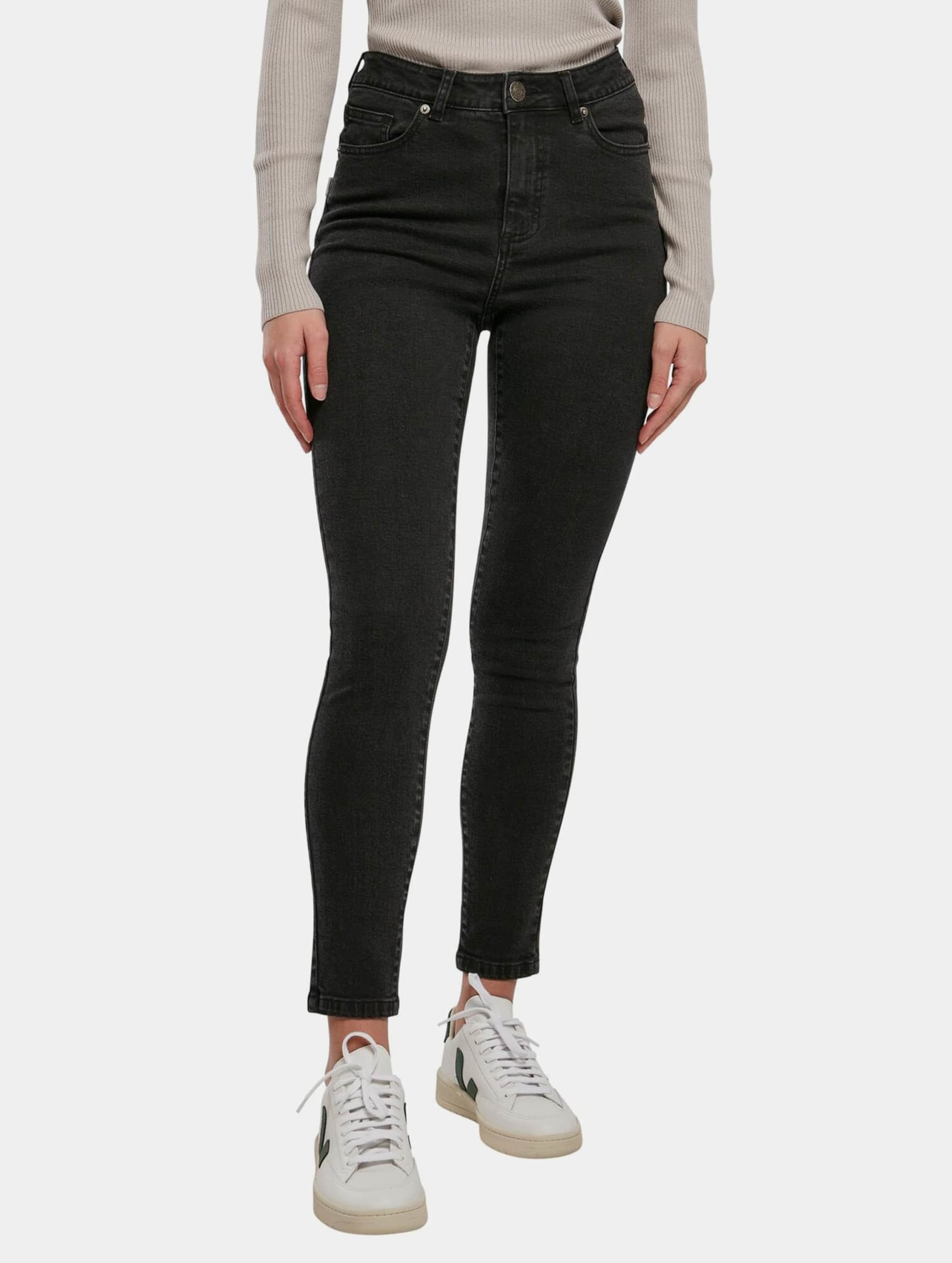 Urban Classics Ladies Organic High Waist Skinny Jeans
