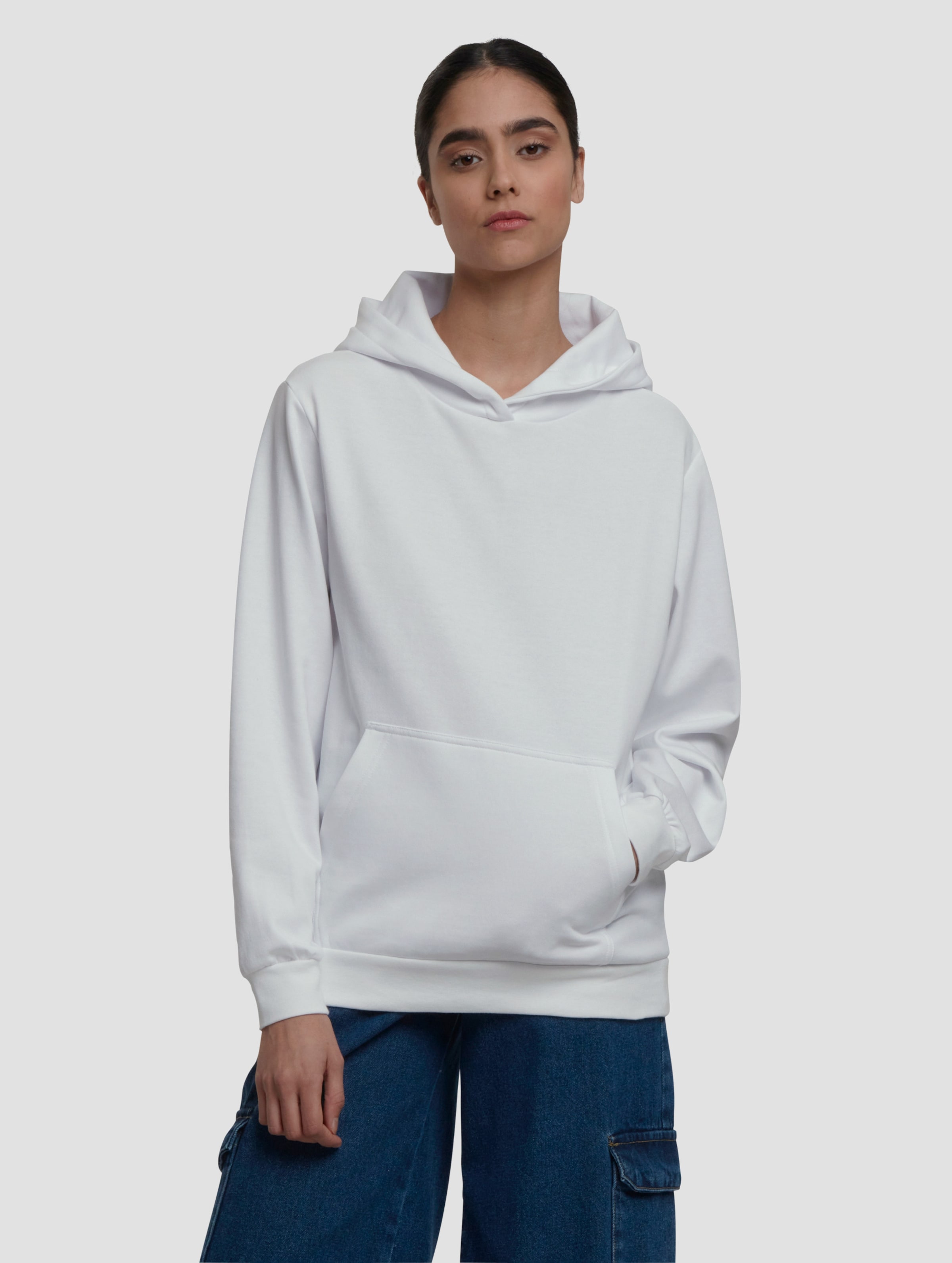 Urban Classics Ladies Loose Light Brushed Fleece Hoodie