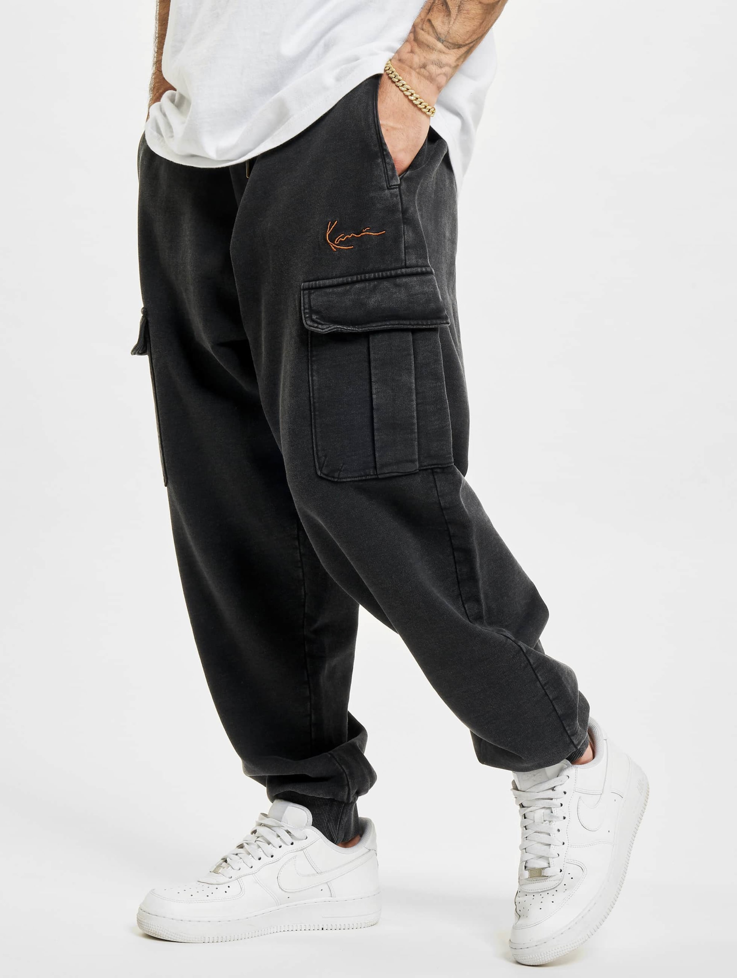 Karl Kani Small Signature Washed Cargo Jogginghose