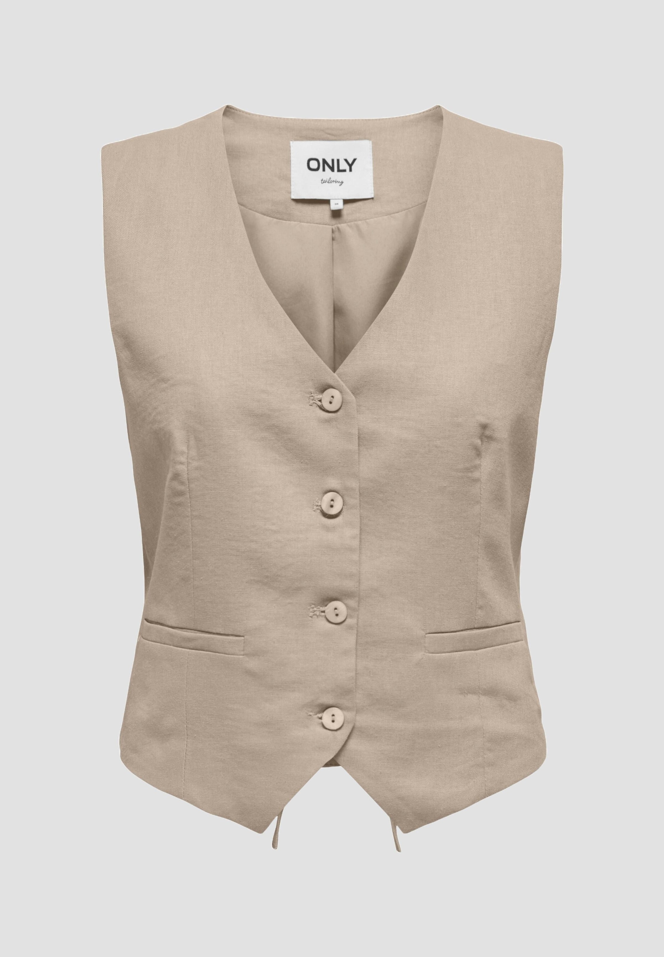 Only ONLCARO S/L LINEN BLEND VEST CC TLR