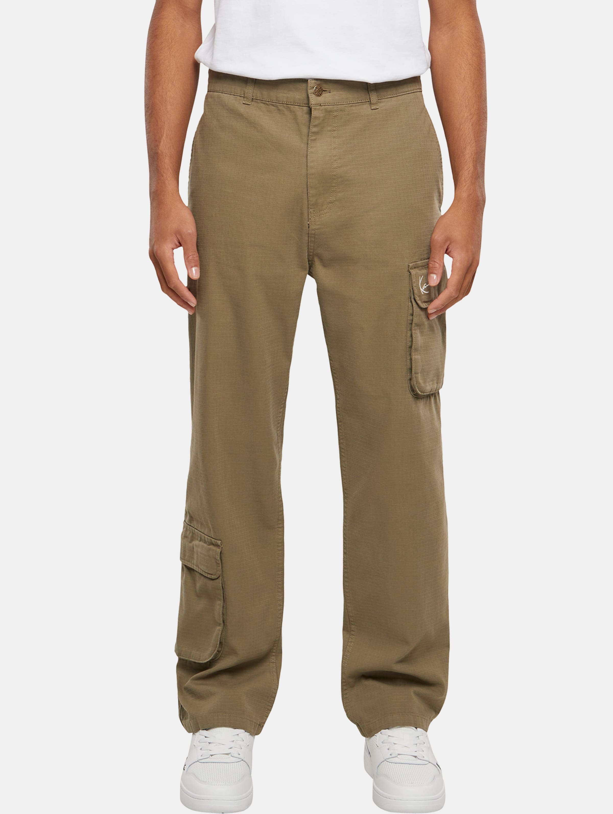 Karl Kani Small Signature Washed Ribstop Cargo Pants