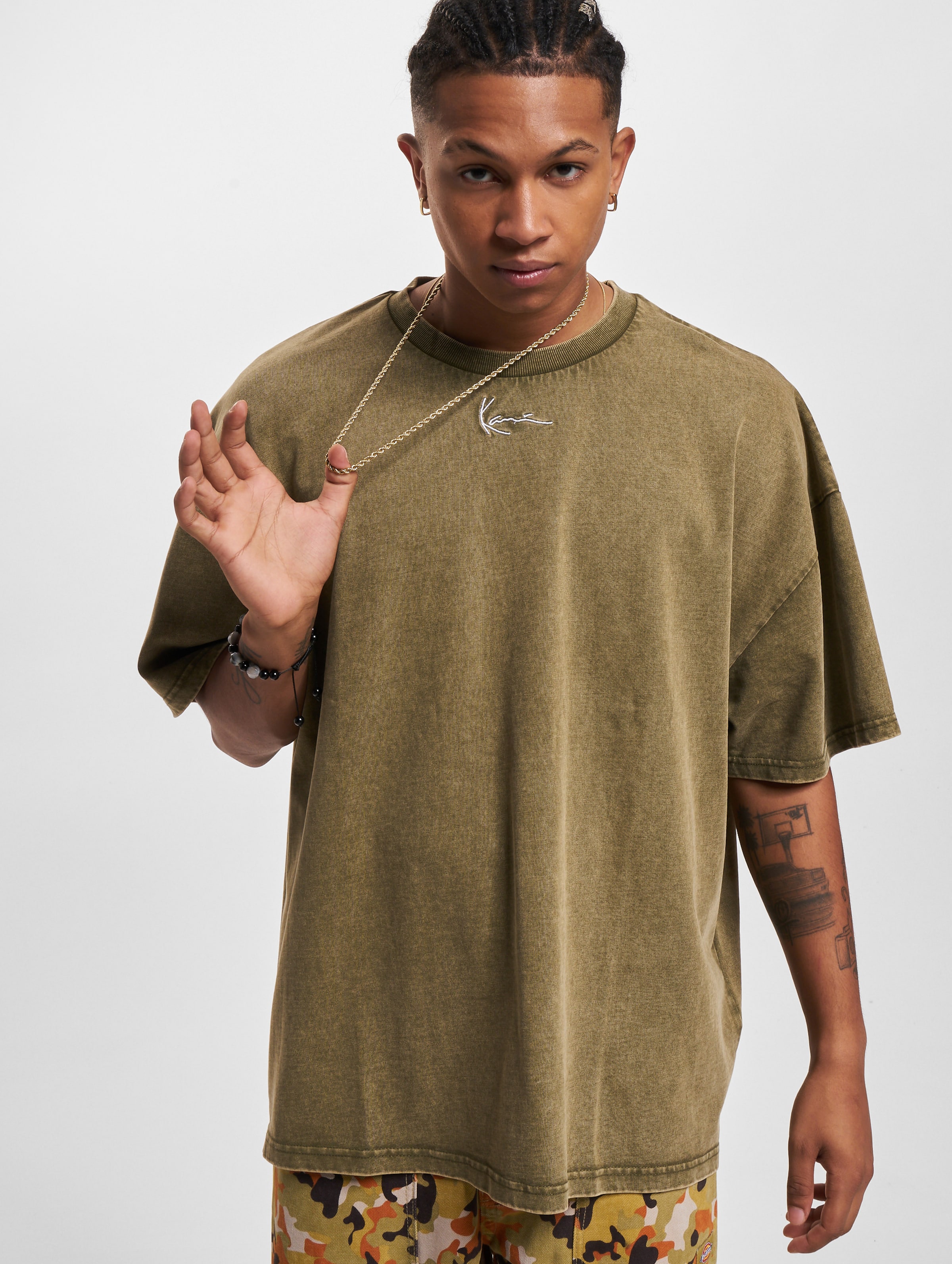 Karl Kani Small Signature Heavy Jersey Washed Boxy T-Shirt