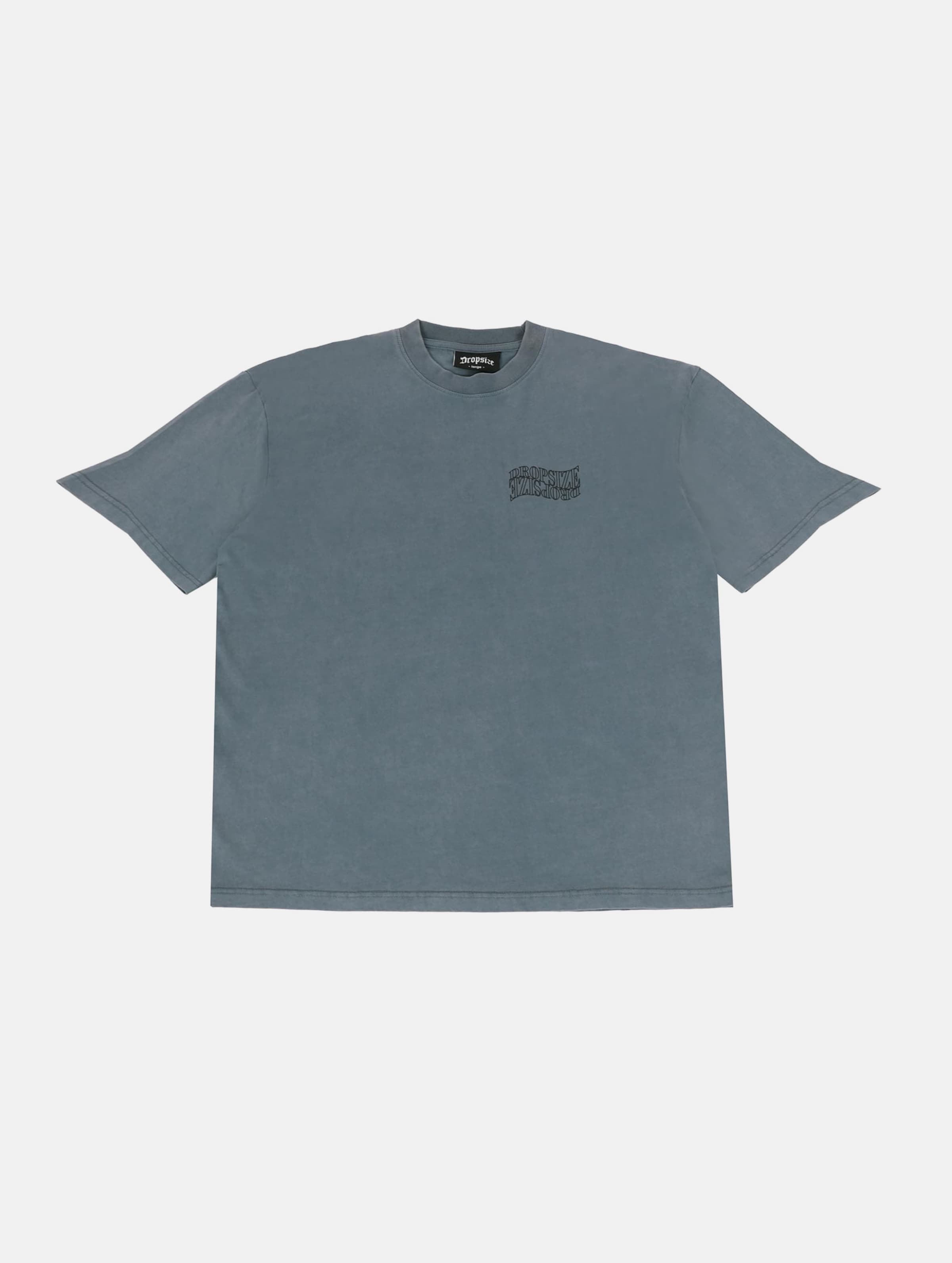 Dropsize HEAVY OVERSIZE MIRRORED LOGO T-SHIRT